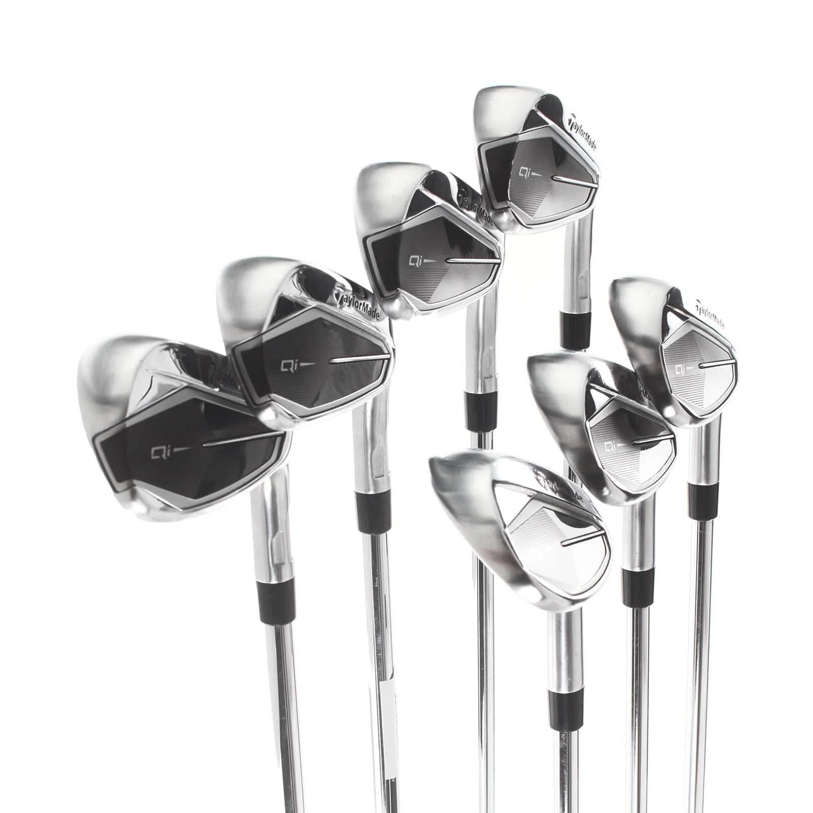 TaylorMade Qi Steel Mens Right Hand Irons 5-SW Regular - KBS Max MT 85 - Image 2