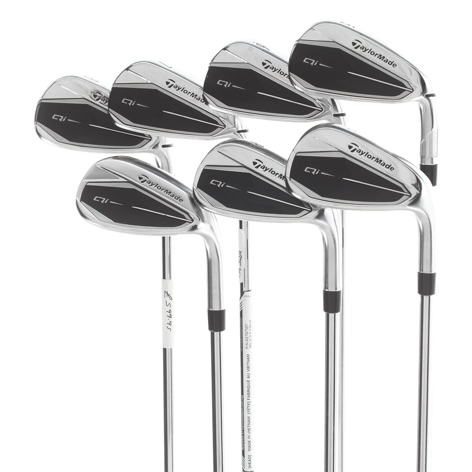 TaylorMade Qi Steel Mens Right Hand Irons 5-SW Regular - KBS Max MT 85