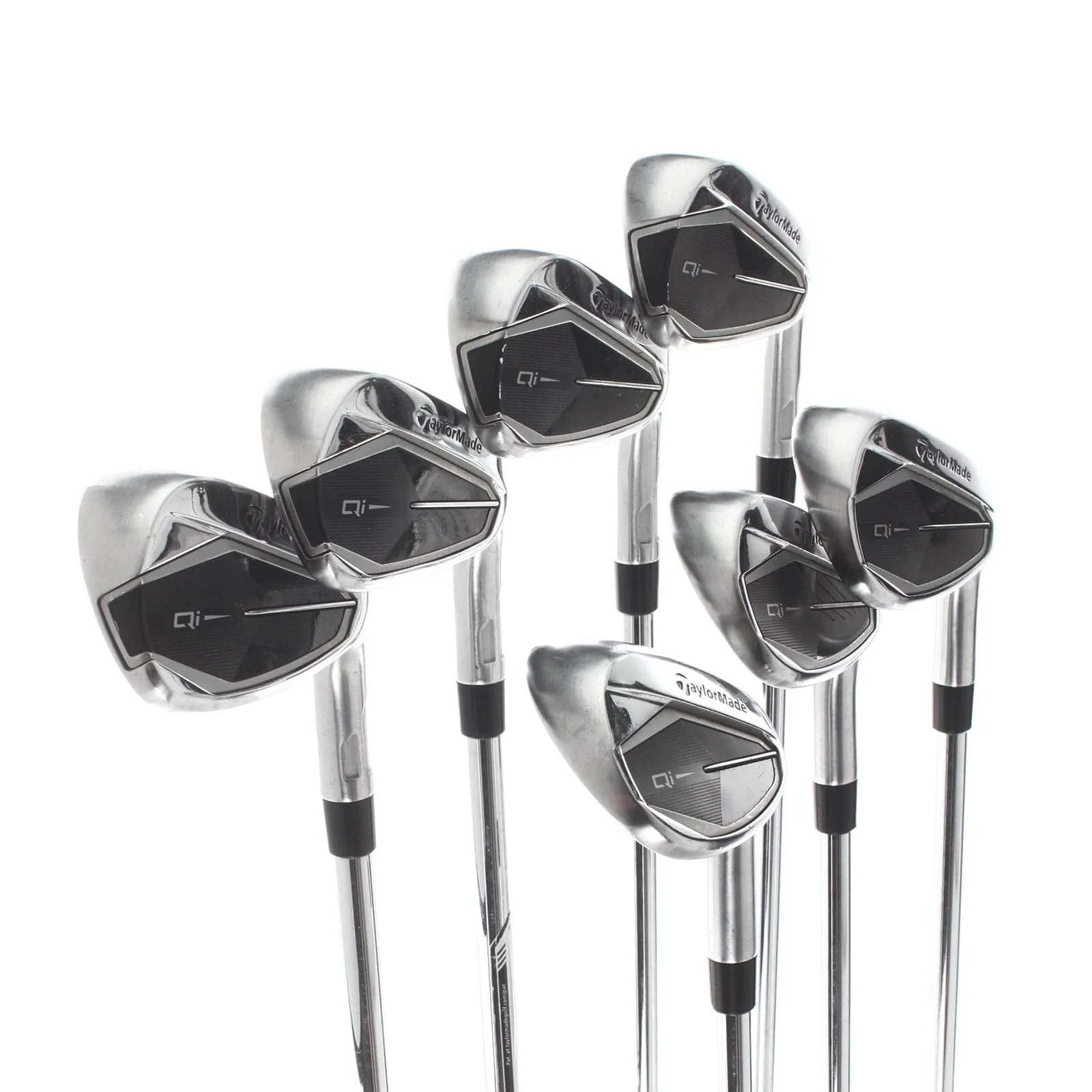 TaylorMade Qi Steel Mens Right Hand Irons 5-SW Regular - KBS Max MT 85 - Image 2