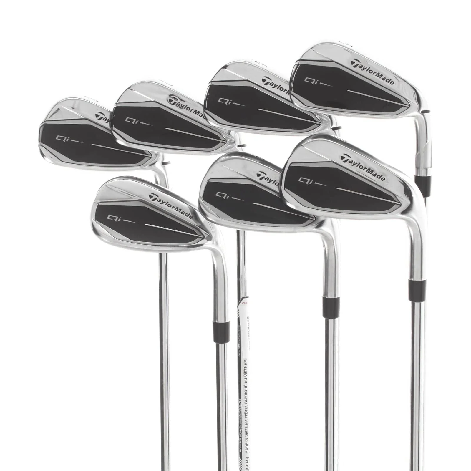 TaylorMade Qi Steel Mens Right Hand Irons 5-SW Regular - KBS Max MT 85