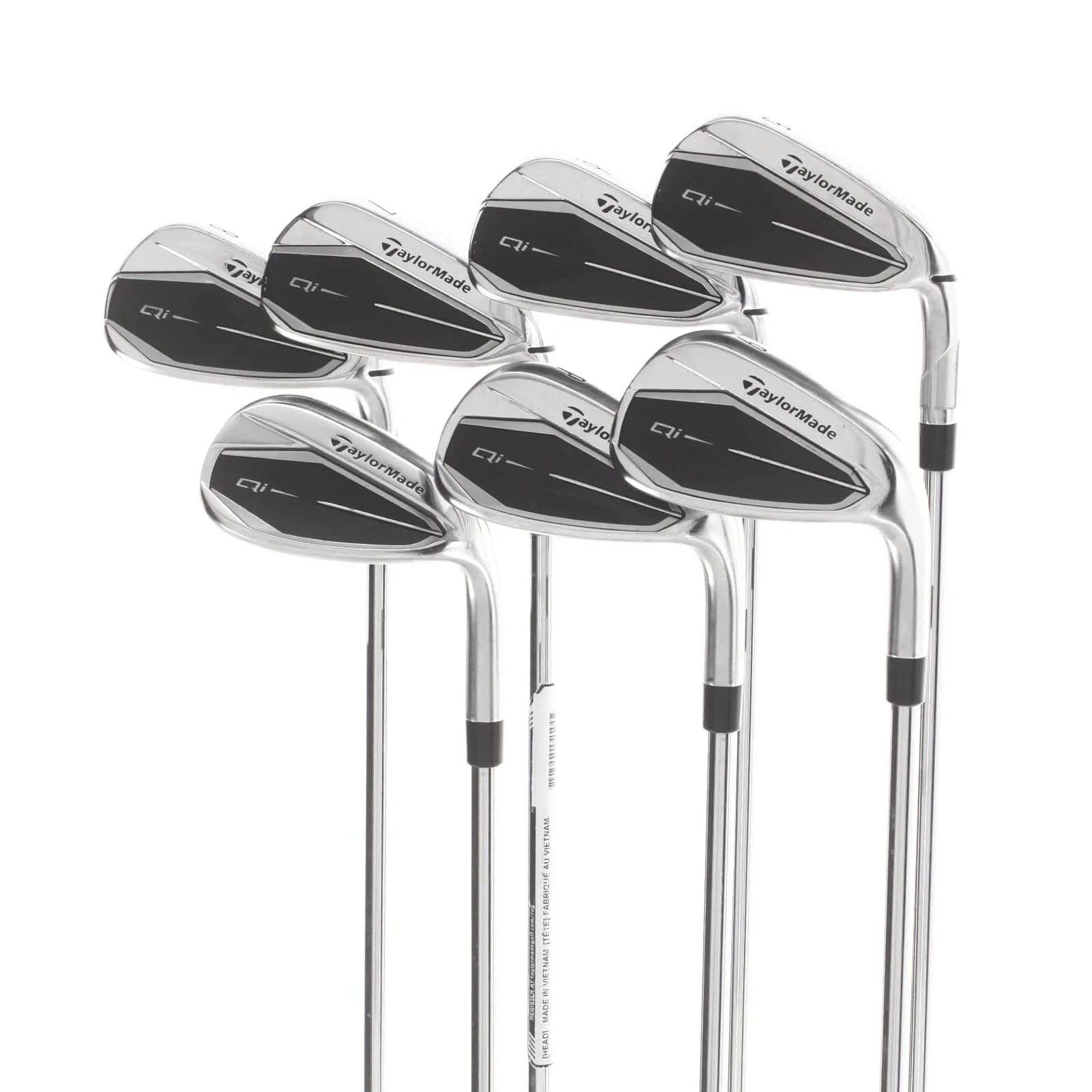 TaylorMade Qi Steel Mens Right Hand Irons 5-SW Regular - KBS Max MT 85