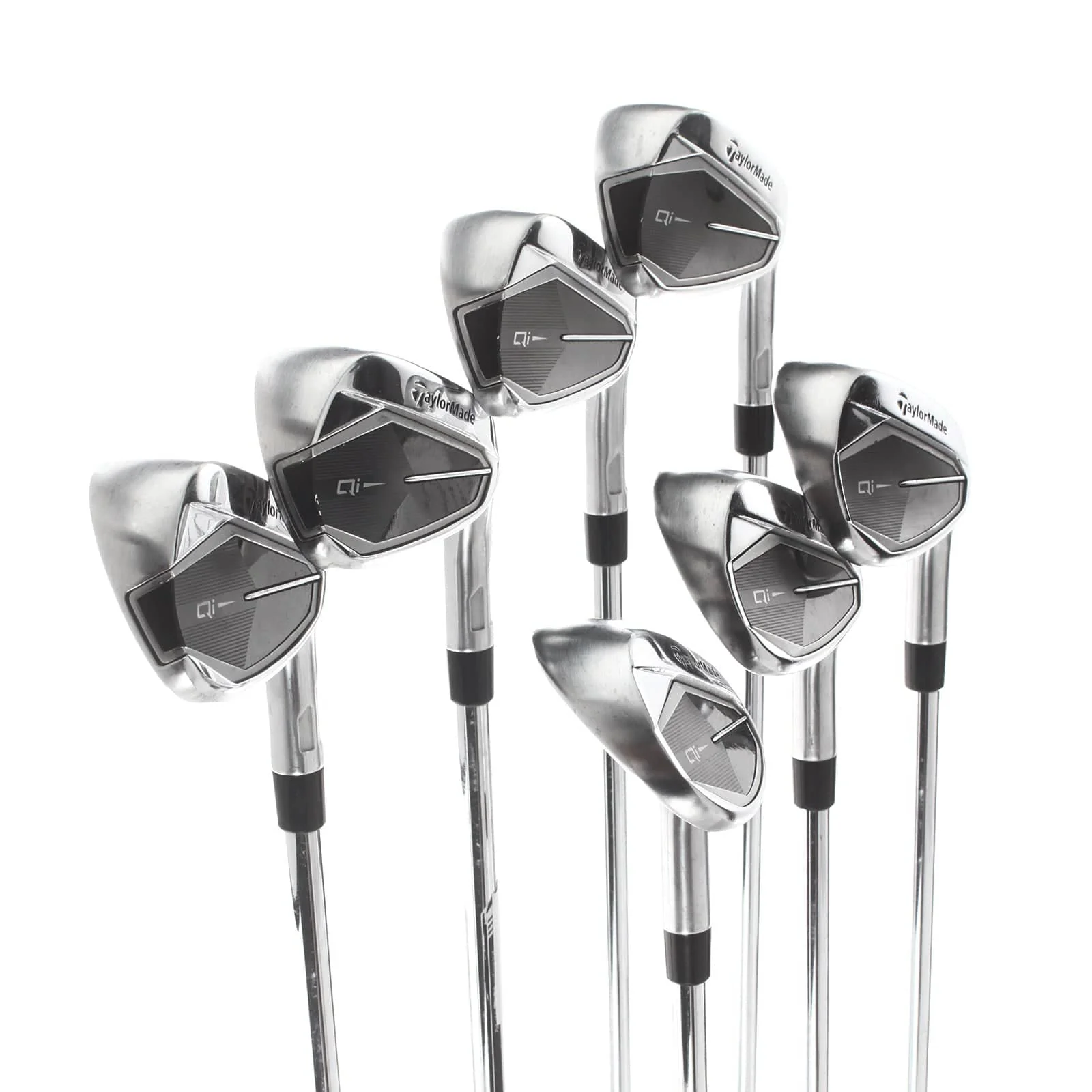 TaylorMade Qi Steel Mens Right Hand Irons 5-SW Regular - KBS Max MT 85 - Image 2