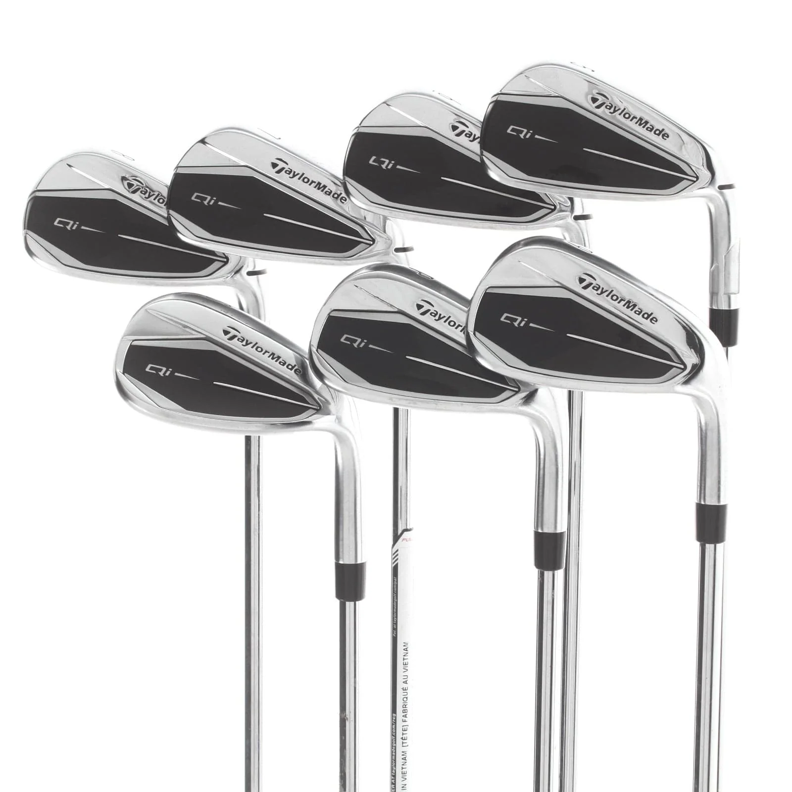 TaylorMade Qi Steel Mens Right Hand Irons 5-SW Regular - KBS Max MT 85