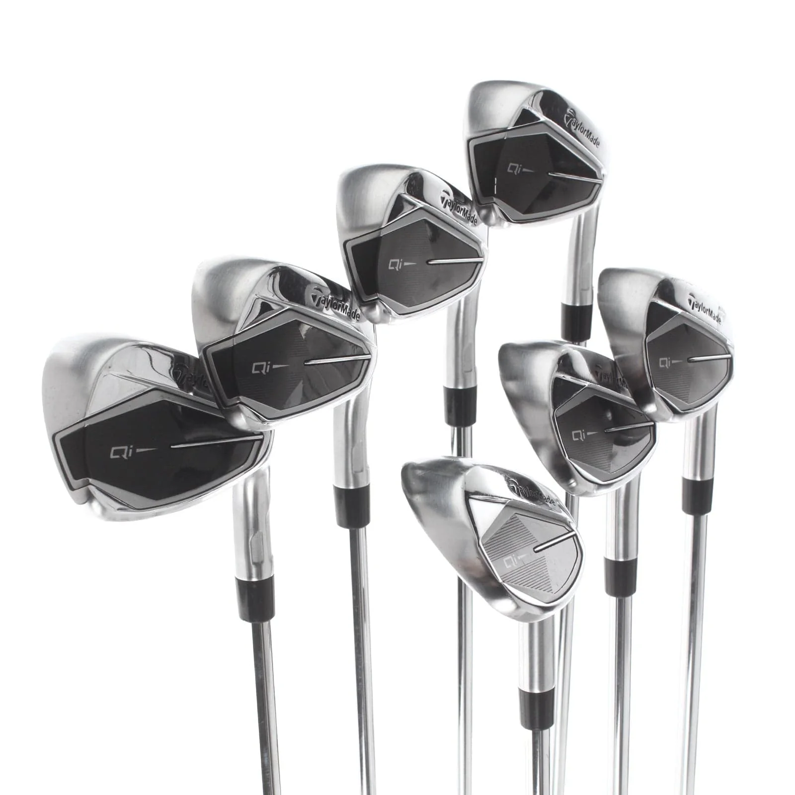 TaylorMade Qi Steel Mens Right Hand Irons 5-SW Stiff - KBS Max 85 - Image 2