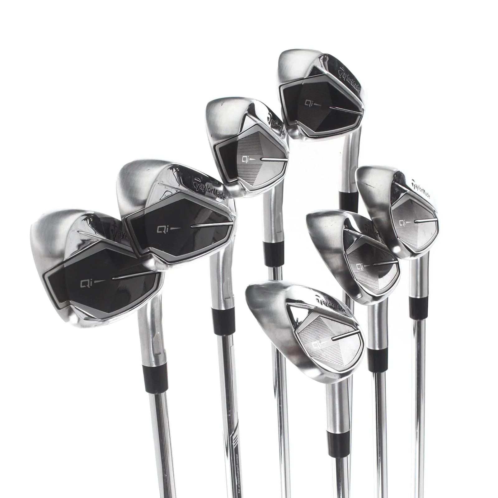TaylorMade Qi Steel Mens Right Hand Irons 5-SW Stiff - KBS Max MT 85 - Image 2