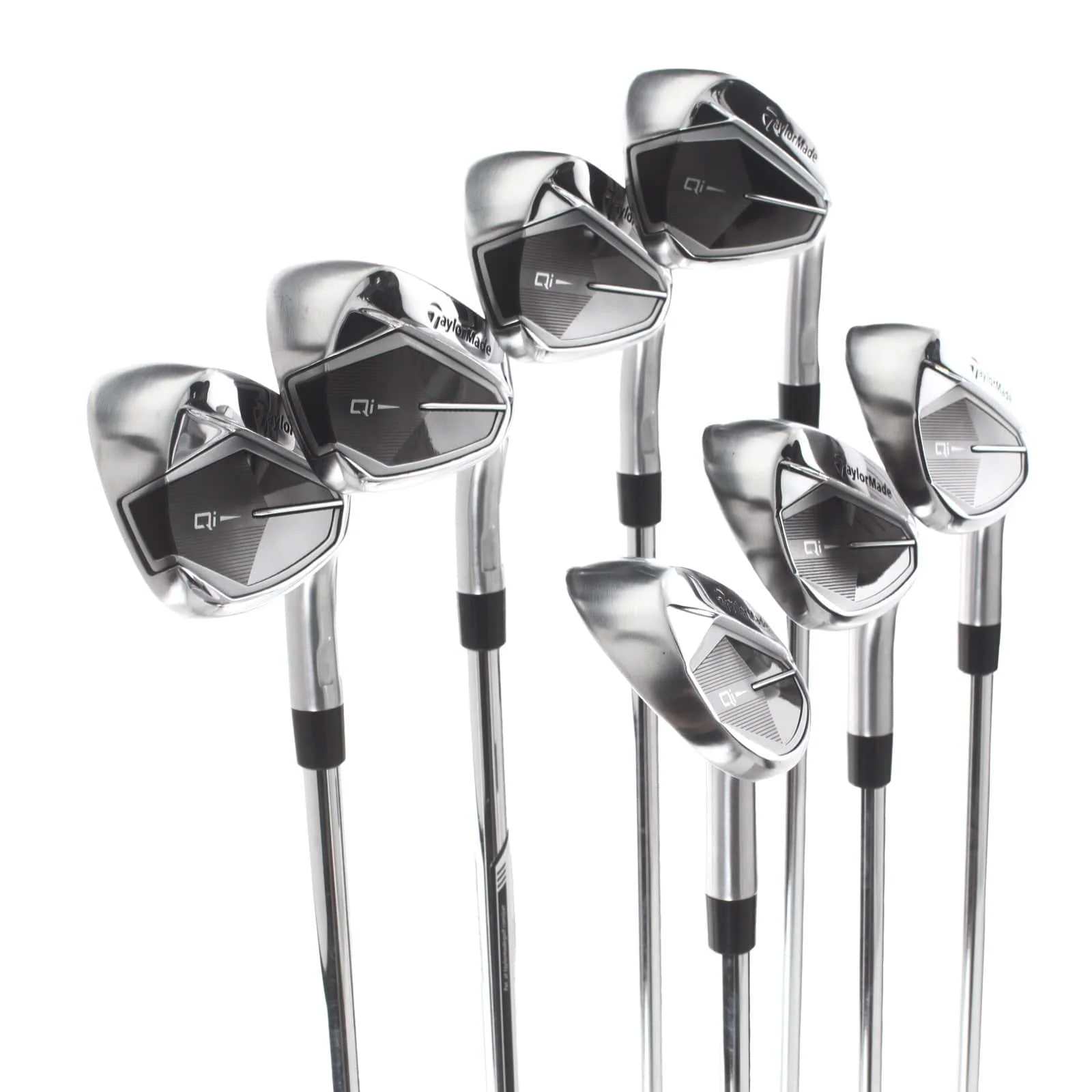 TaylorMade Qi Steel Mens Right Hand Irons 5-SW Stiff - KBS Max MT 85 - Image 2