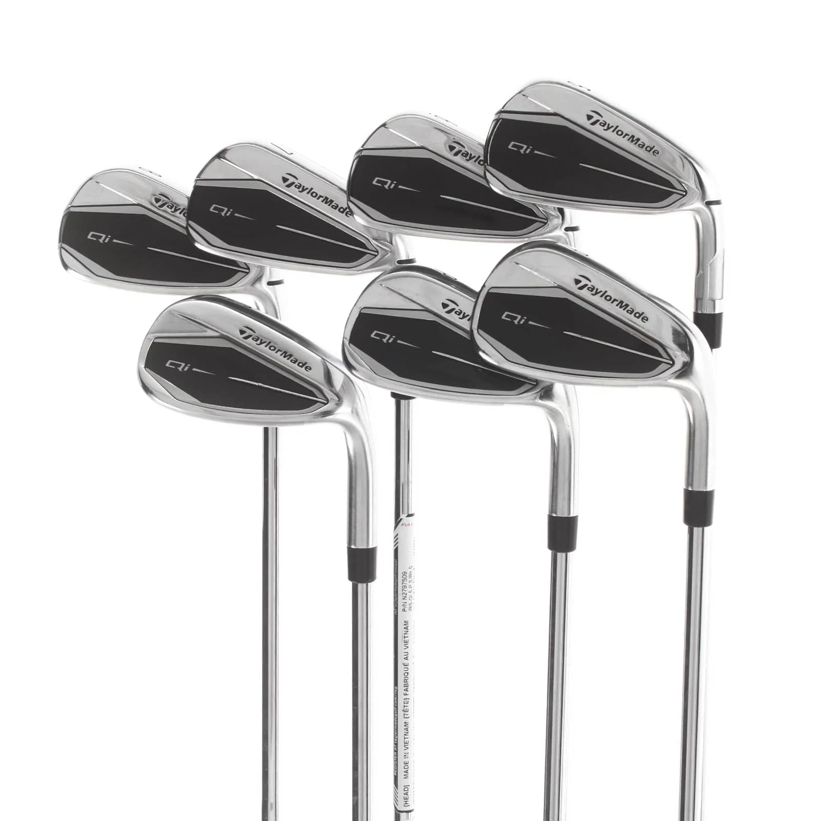 TaylorMade Qi Steel Mens Right Hand Irons 5-SW Stiff - KBS Max MT 85