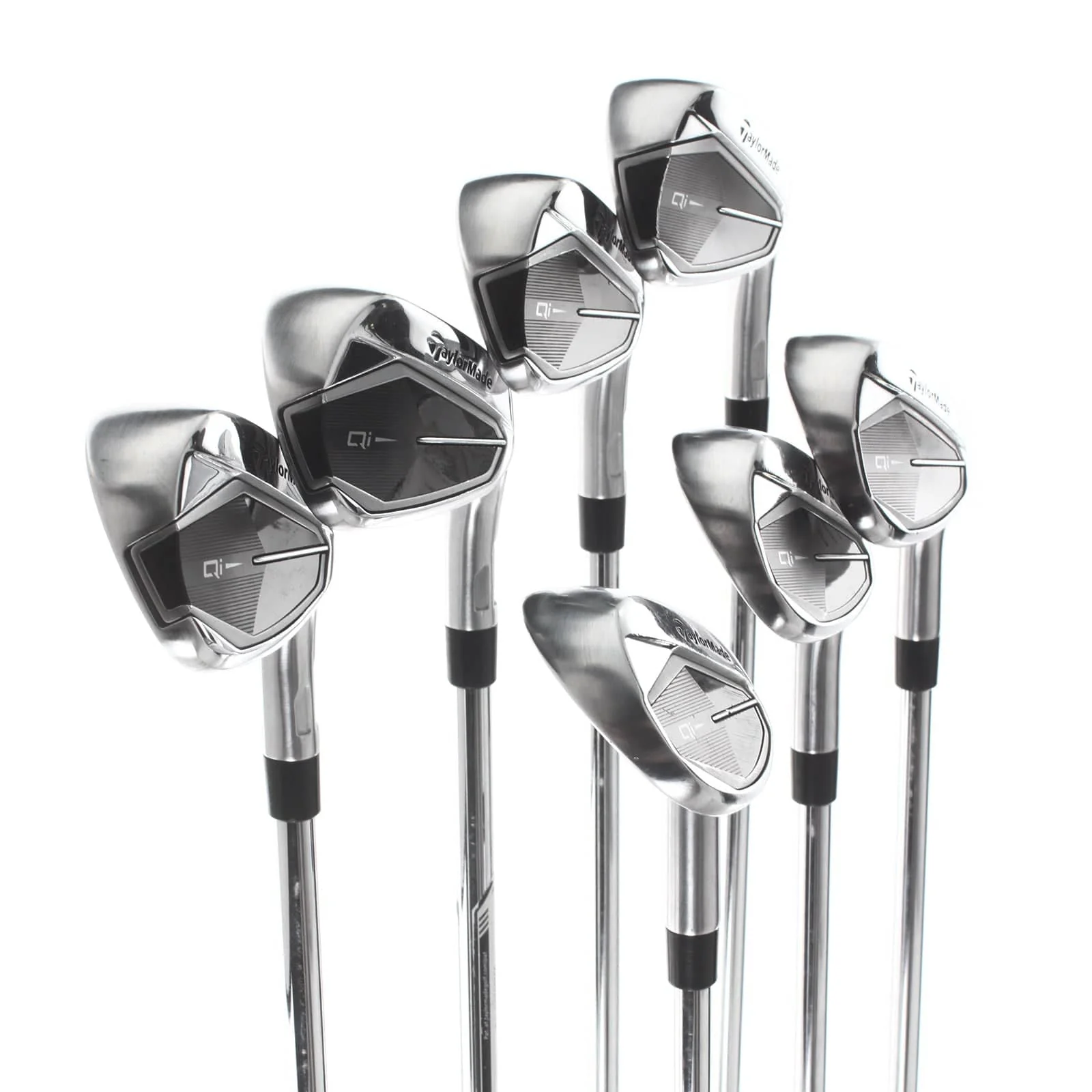 TaylorMade Qi Steel Mens Right Hand Irons 5-SW Stiff - KBS Max MT 85 - Image 2
