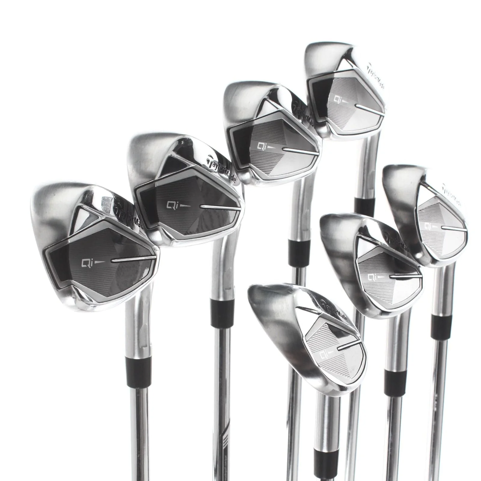TaylorMade Qi Steel Mens Right Hand Irons 5-SW Stiff - KBS Max MT 85 - Image 2