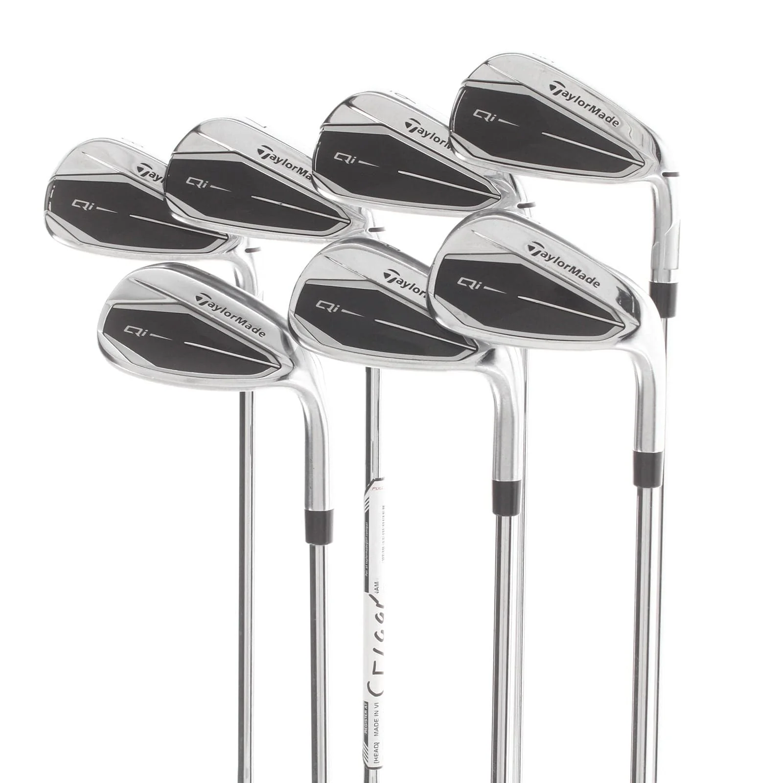 TaylorMade Qi Steel Mens Right Hand Irons 5-SW  Stiff - KBS Max MT 85