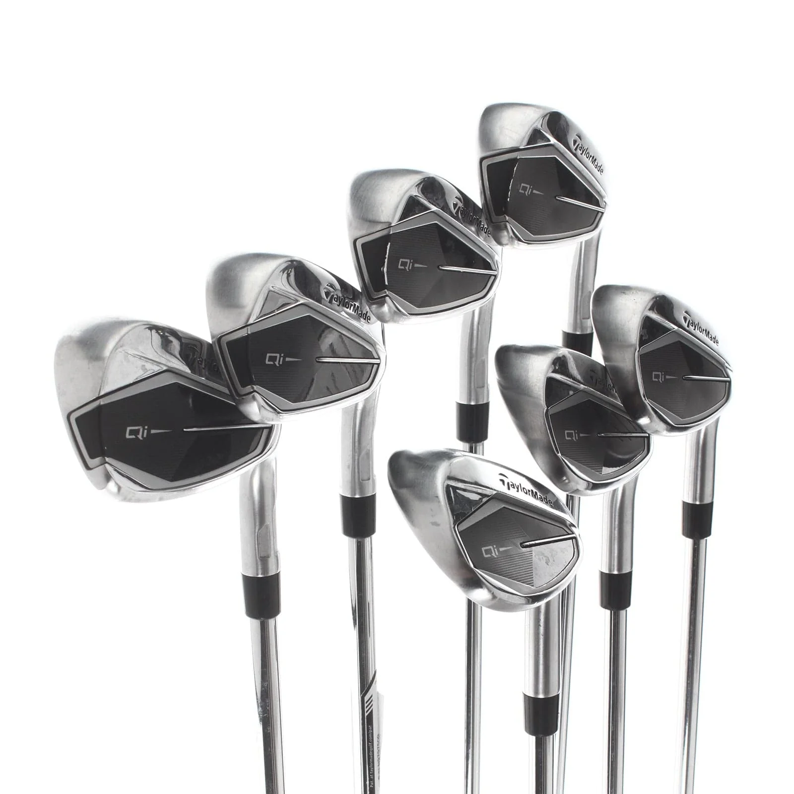 TaylorMade Qi Steel Mens Right Hand Irons 5-SW  Stiff - KBS Max MT 85 - Image 2