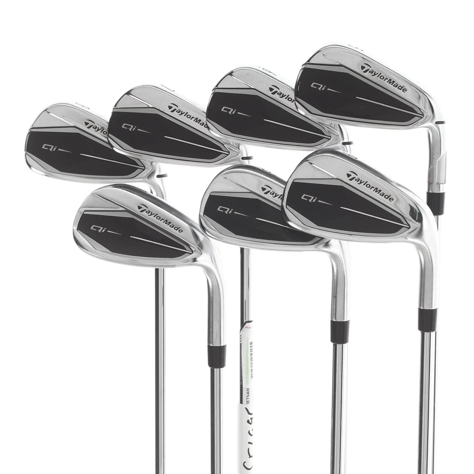 TaylorMade Qi Steel Mens Right Hand Irons 5-SW  Stiff - KBS Max MT 85