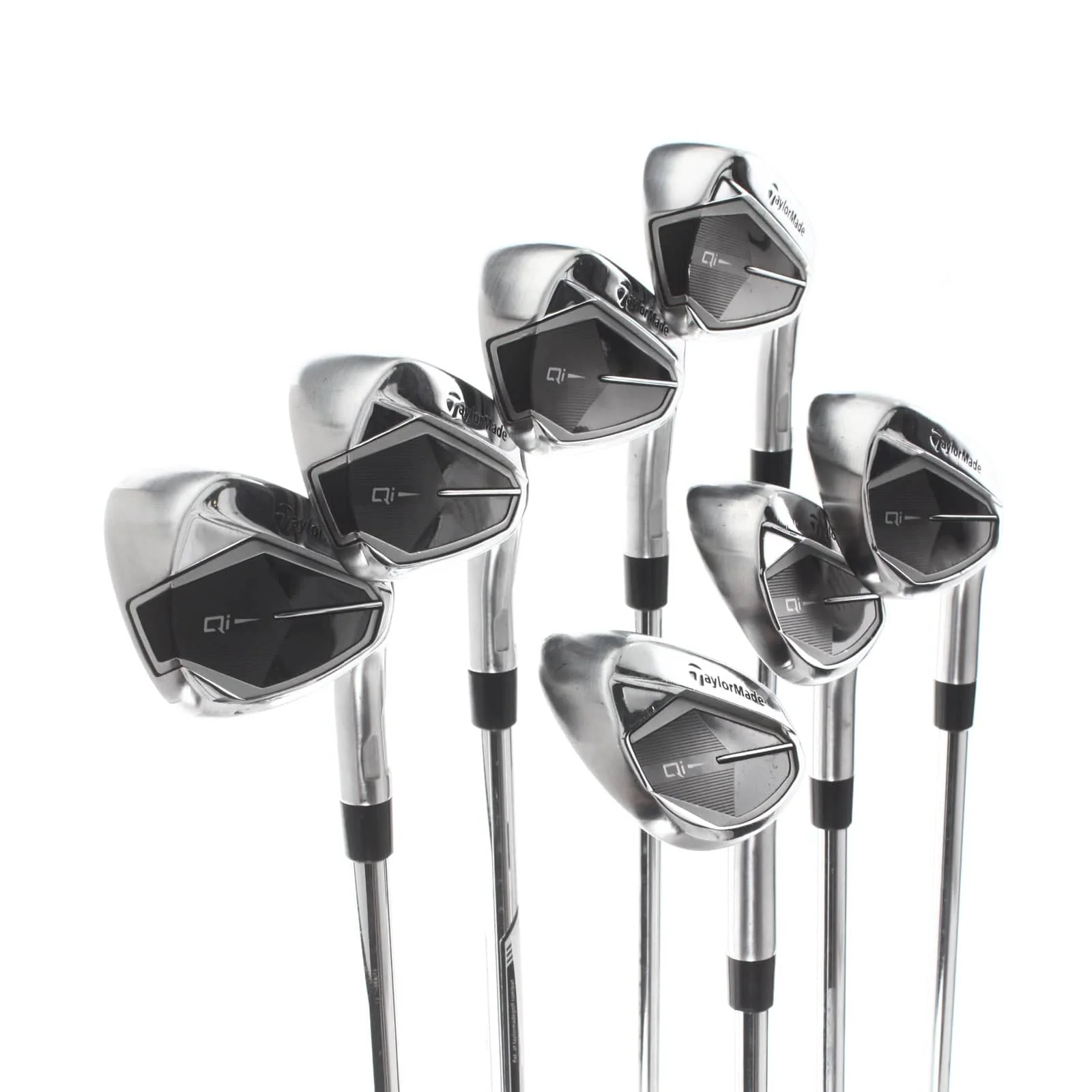 TaylorMade Qi Steel Mens Right Hand Irons 5-SW  Stiff - KBS Max MT 85 - Image 2
