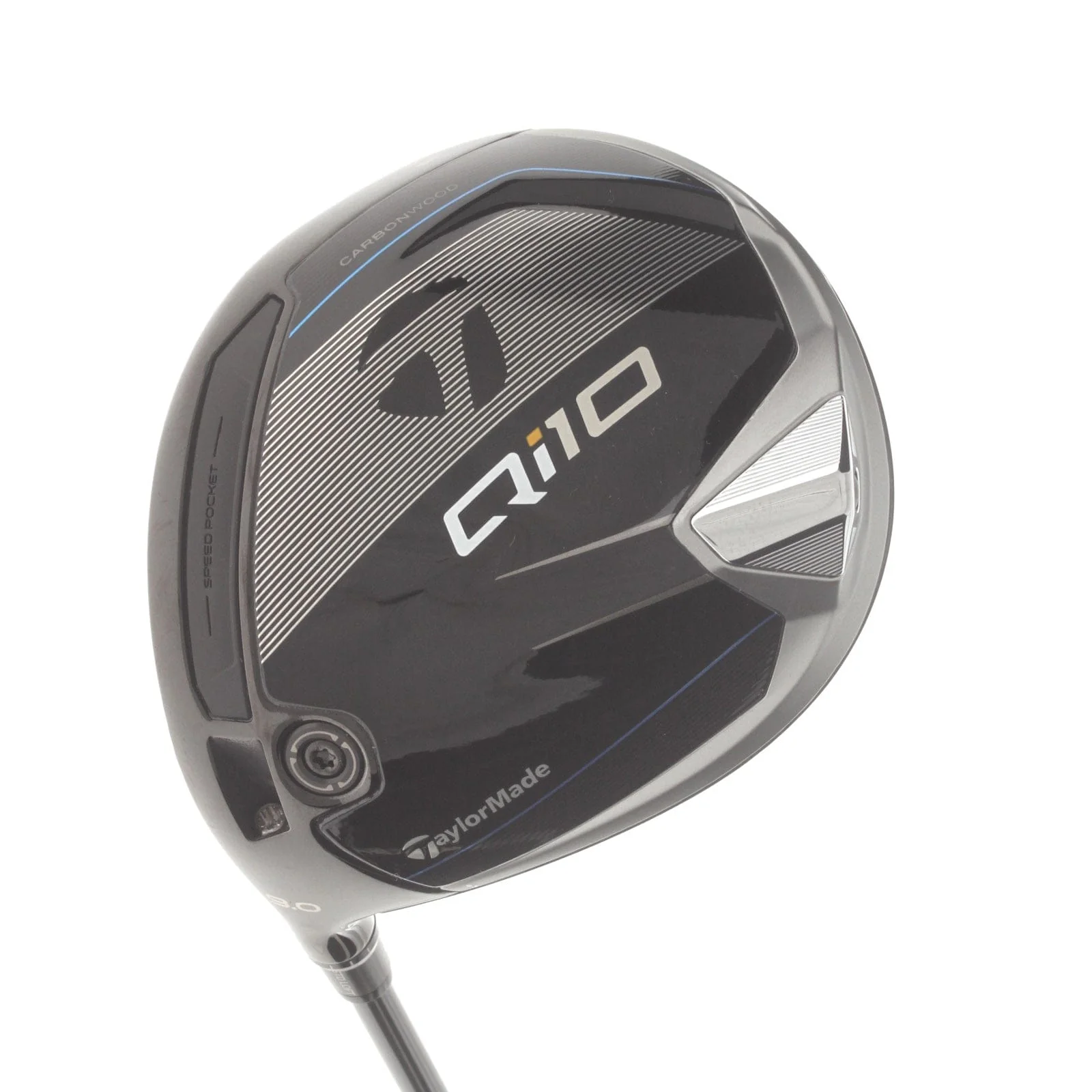 TaylorMade Qi10 Graphite Mens Left Hand Driver 9* Stiff - Mitsubishi Chemical Diamana T+ 60