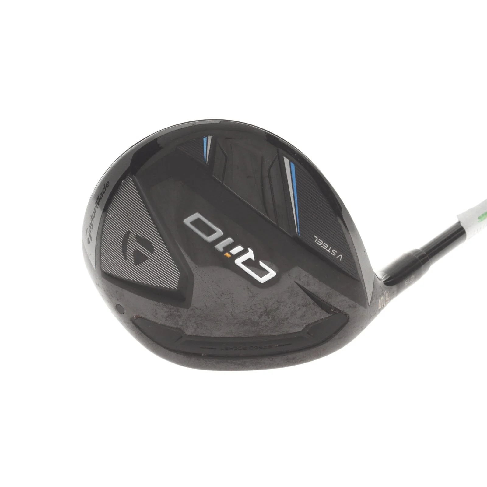 TaylorMade Qi10 Graphite Mens Left Hand Fairway 5 Wood 18* Stiff - Fujikura Ventus TR Blue 6-S