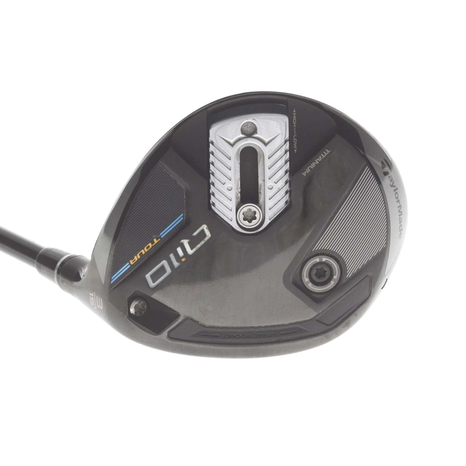 TaylorMade Qi10 Tour Graphite Mens Right Hand Fairway 3 Wood 15* Stiff - Kai'li Blue 70s