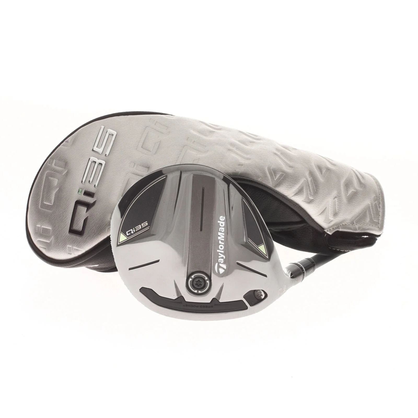TaylorMade Qi35 Graphite Mens Left Hand Fairway 3 Wood 15* Regular - Fujikura Ventus Blue 5-R