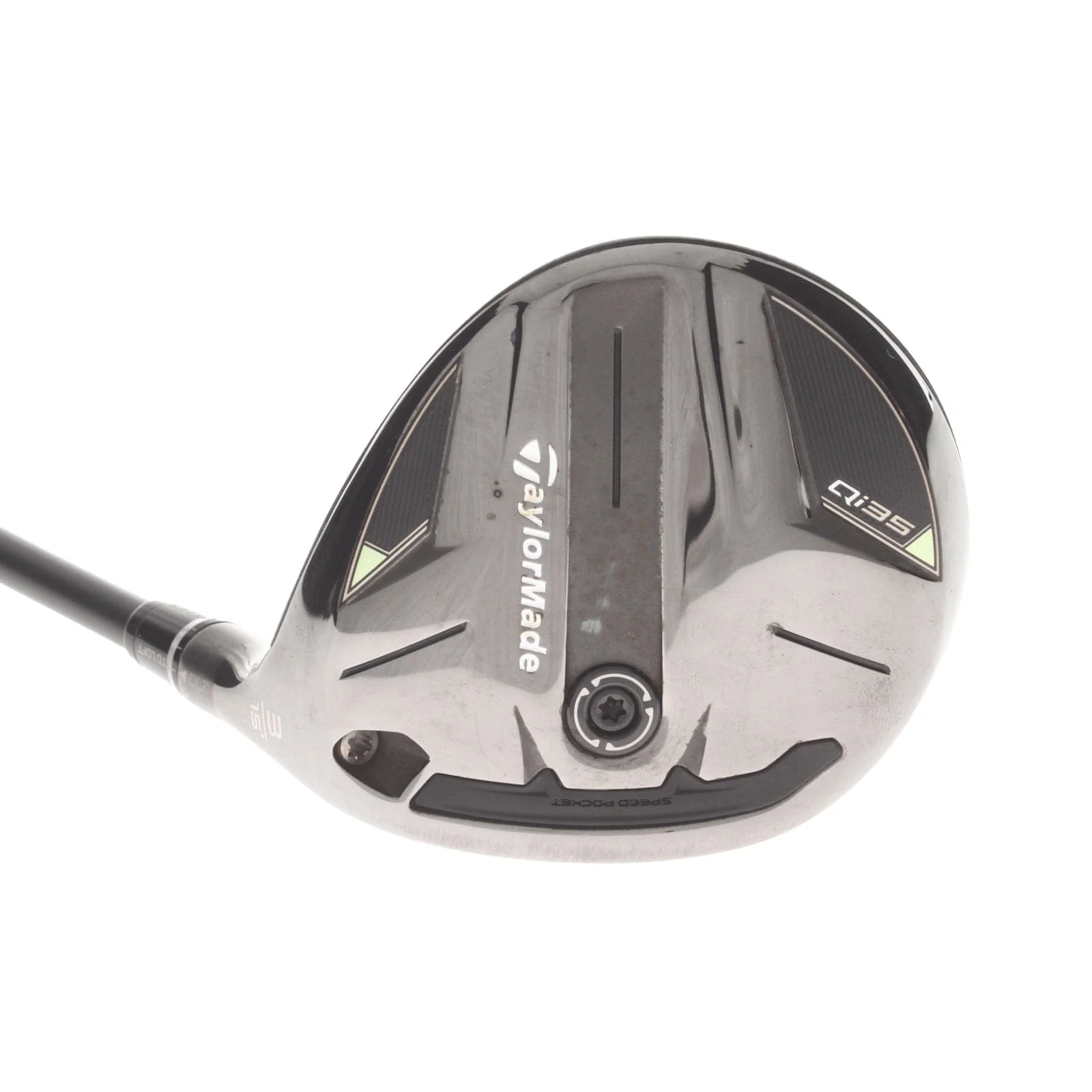 TaylorMade Qi35 Graphite Mens Right Hand Fairway 3 Wood 15* Stiff - Fujikura Ventus Blue 6-S - Image 2