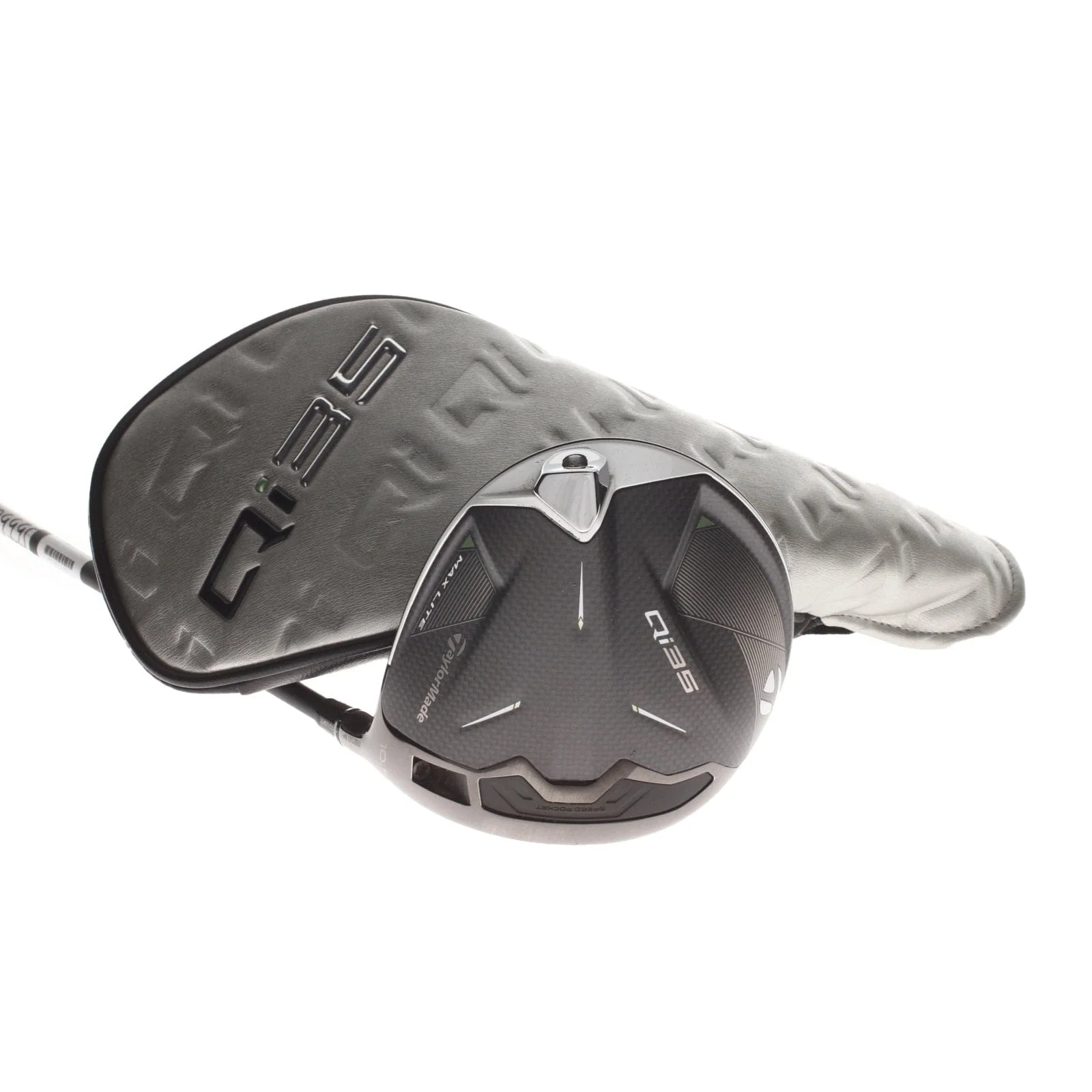 TaylorMade Qi35 Max Lite Graphite Mens Right Hand Driver 10.5* Senior - Vanquish 4 R2