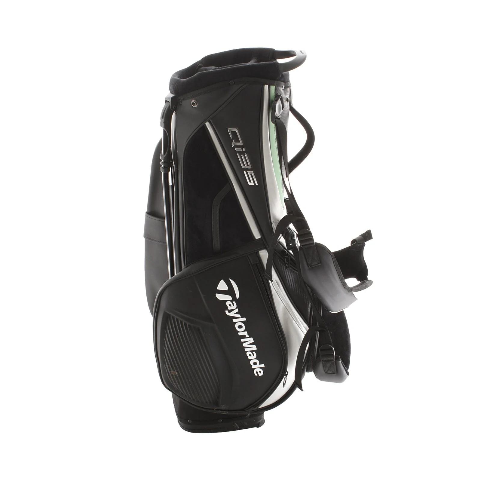 TaylorMade Qi35 Stand Bag - Black/White/Green - Image 4