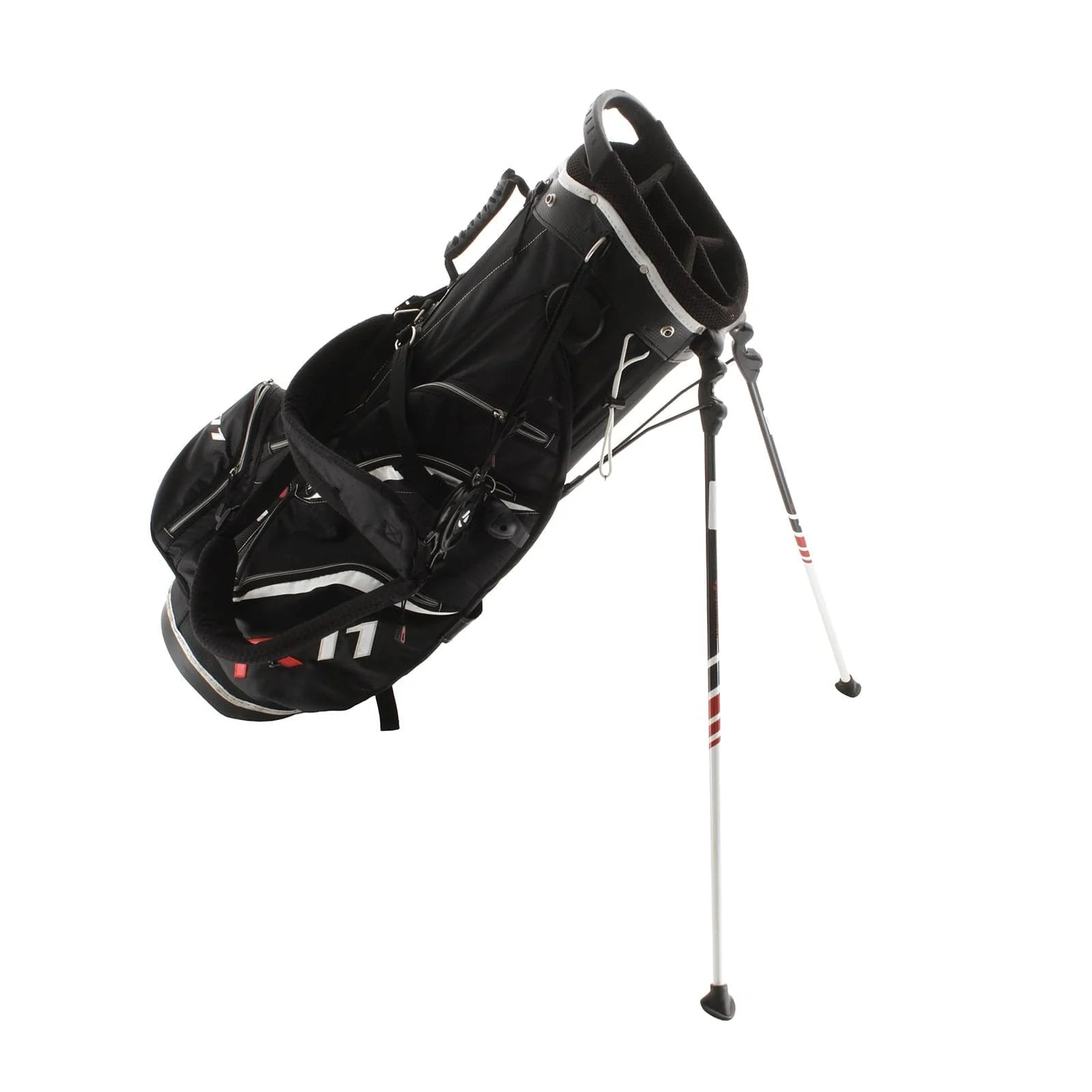 TaylorMade R11 Stand Bag - Black/White/Red