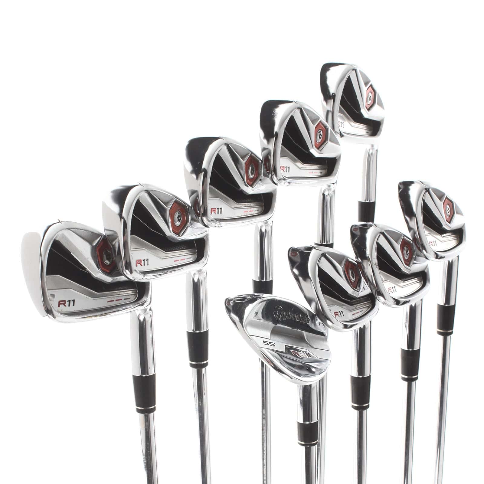 TaylorMade R11 Steel Mens Right Hand Irons 3-SW Regular - KBS 90 - Image 2