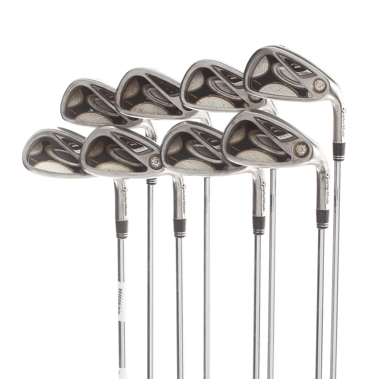 TaylorMade r7 Draw Steel Mens Right Hand Irons 4-SW Regular - T-Step 90
