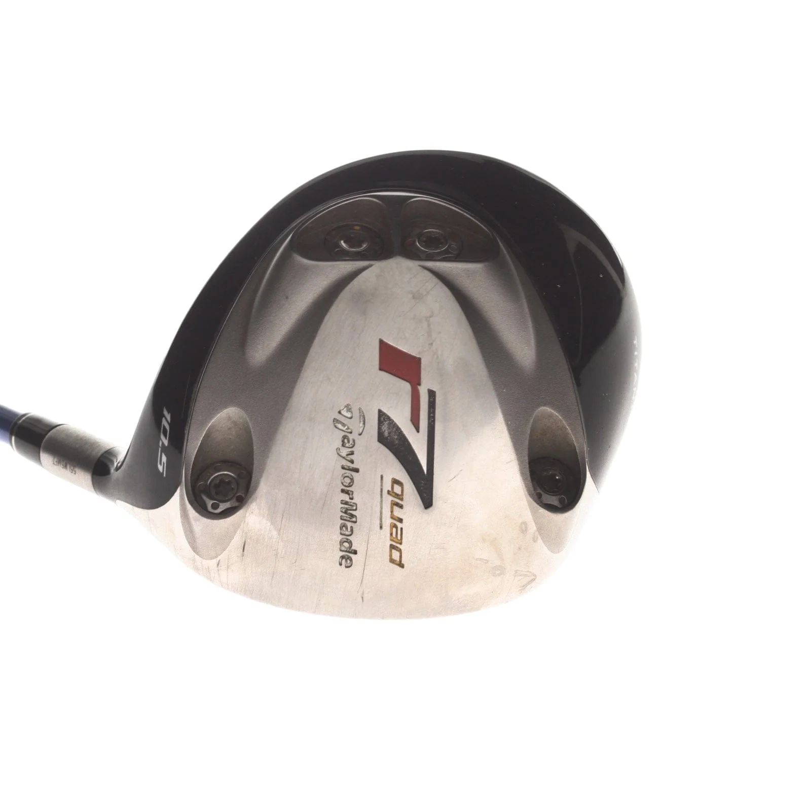 TaylorMade R7 Quad Steel/Graphite Mens Right Hand Driver 10.5 Stiff - Graffaloy Blue - Image 2