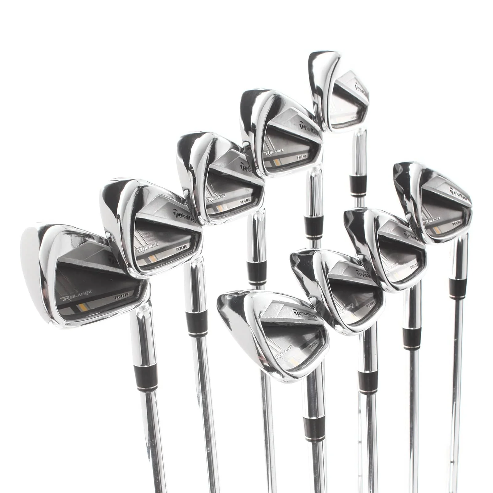 TaylorMade Rocketbladez Tour Steel Mens Right Hand Irons 3-AW Stiff - KBS Tour - Image 2
