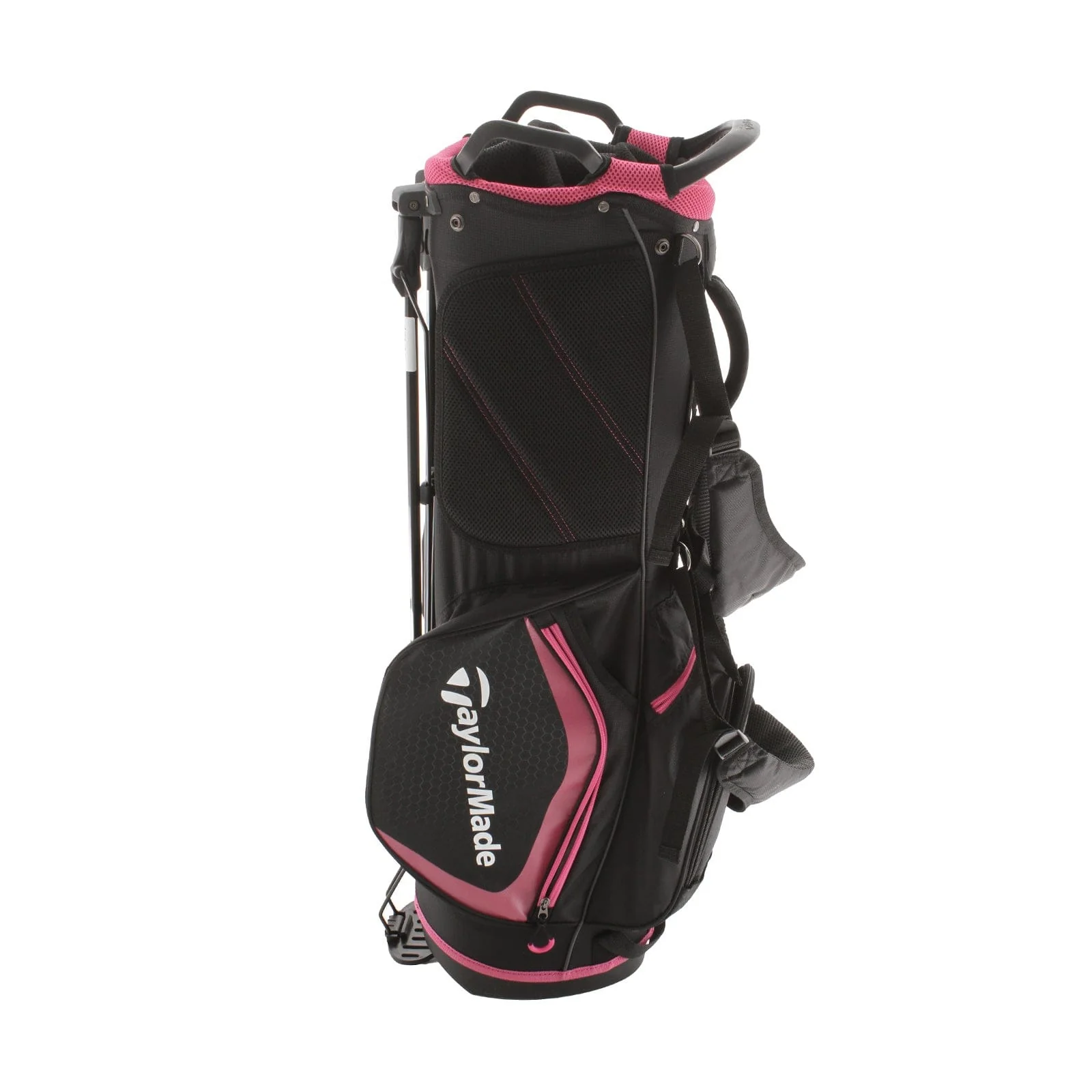 TaylorMade Select Plus Stand Bag - Black/Pink - Image 4