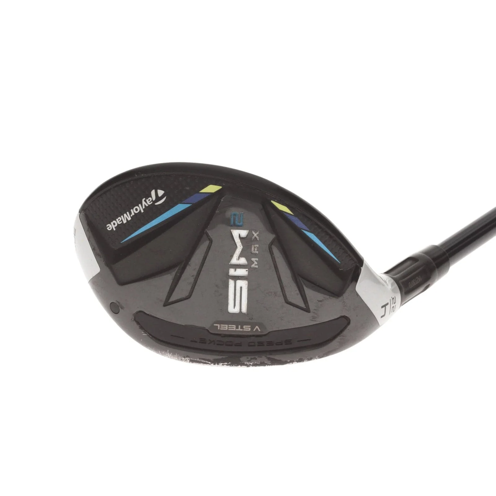TaylorMade Sim 2 Max Graphite Mens Left Hand 4 Hybrid 22* Stiff - Fujikura Ventus Blue 7-S - Image 2