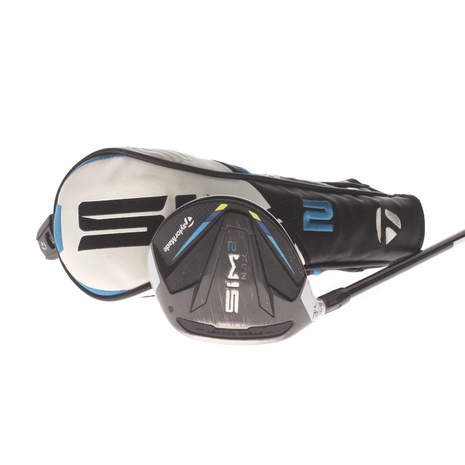 TaylorMade Sim 2 Max Graphite Mens Left Hand Fairway 3 wood HL 16.5* Regular - Accra 1b2i M3