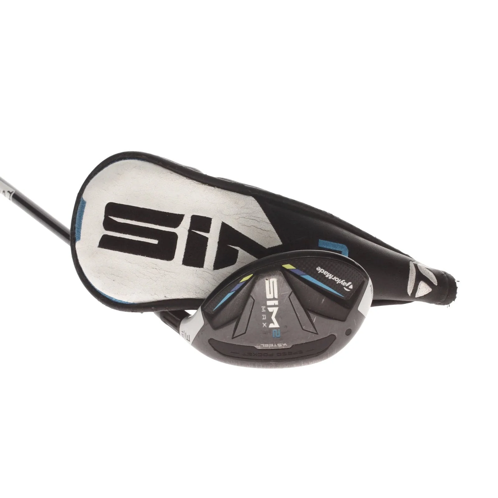 TaylorMade Sim 2 Max Graphite Mens Right Hand 3 Hybrid 19* Stiff - Fujikura Ventus Blue 7-S