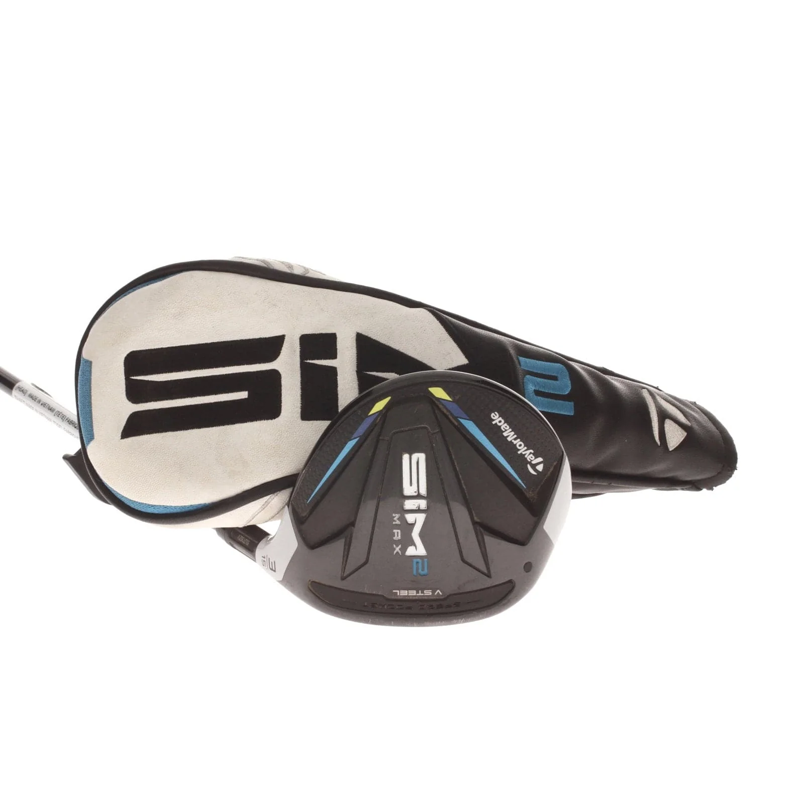 TaylorMade Sim 2 Max Graphite Mens Right Hand Fairway 3 Wood 15* Regular - Fujikura Ventus Blue 5-R