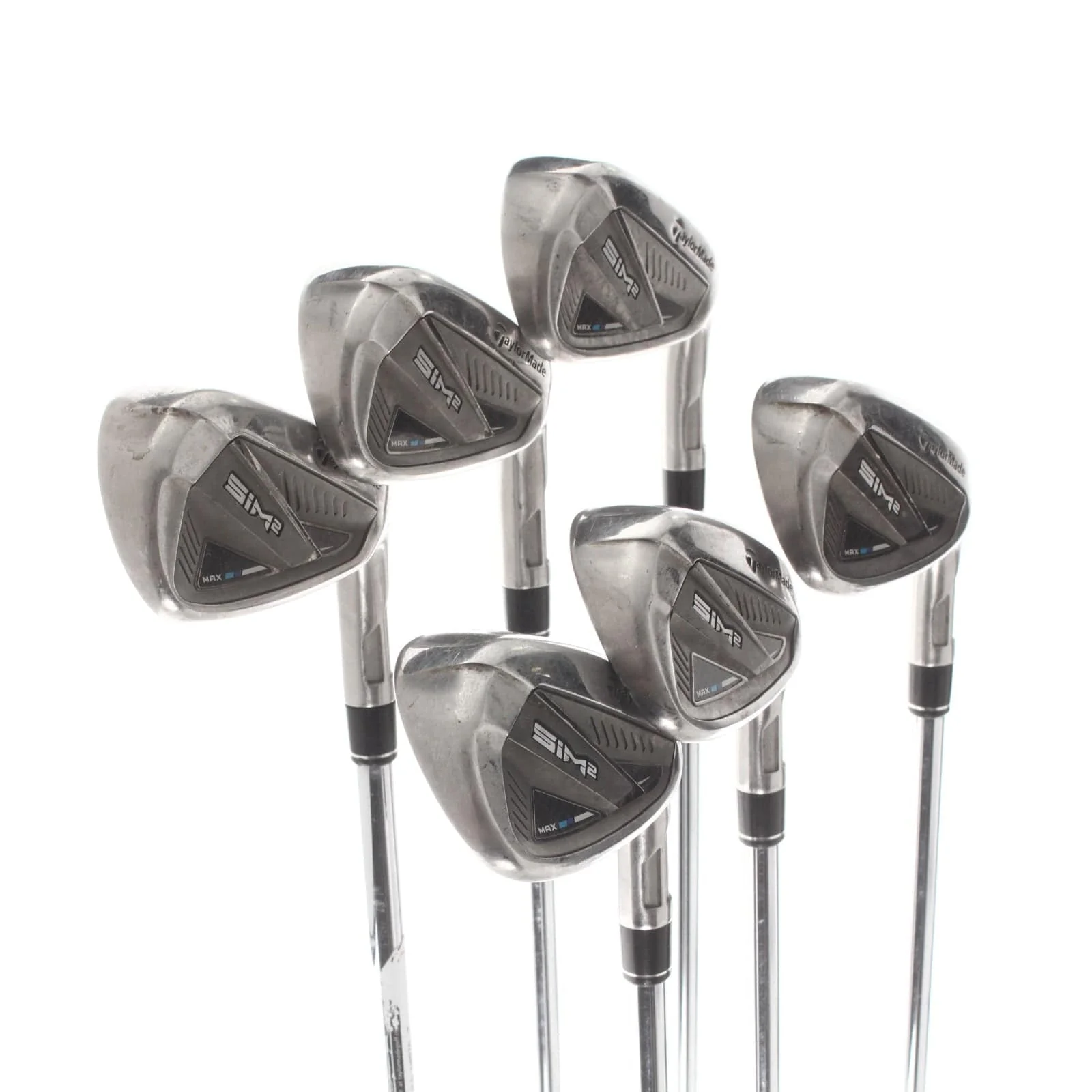 TaylorMade Sim 2 Steel Mens Right Hand Irons 5-PW Regular - KBS Max 85 - Image 2