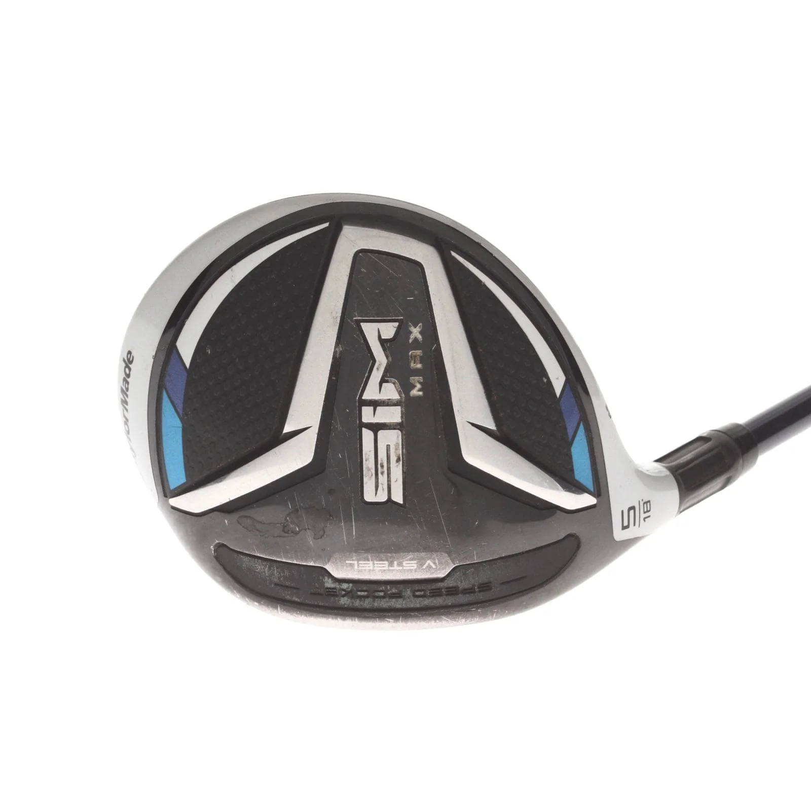 TaylorMade Sim Max Graphite Mens Left Hand Fairway 5 Wood 18* Stiff - Fujikura Ventus Blue 6-S