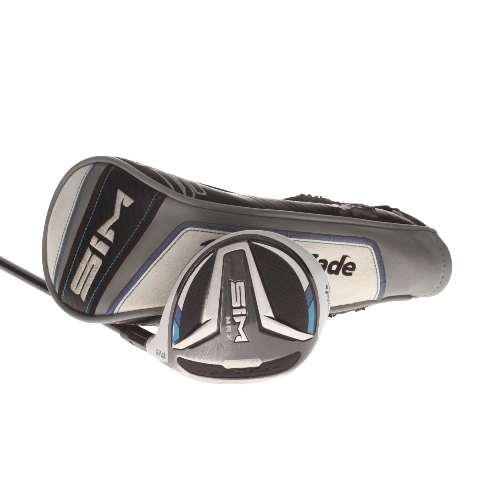 TaylorMade Sim Max Graphite Mens Right Hand Fairway 3 Wood 15* Regular - Fujikura Ventus Blue 5-R