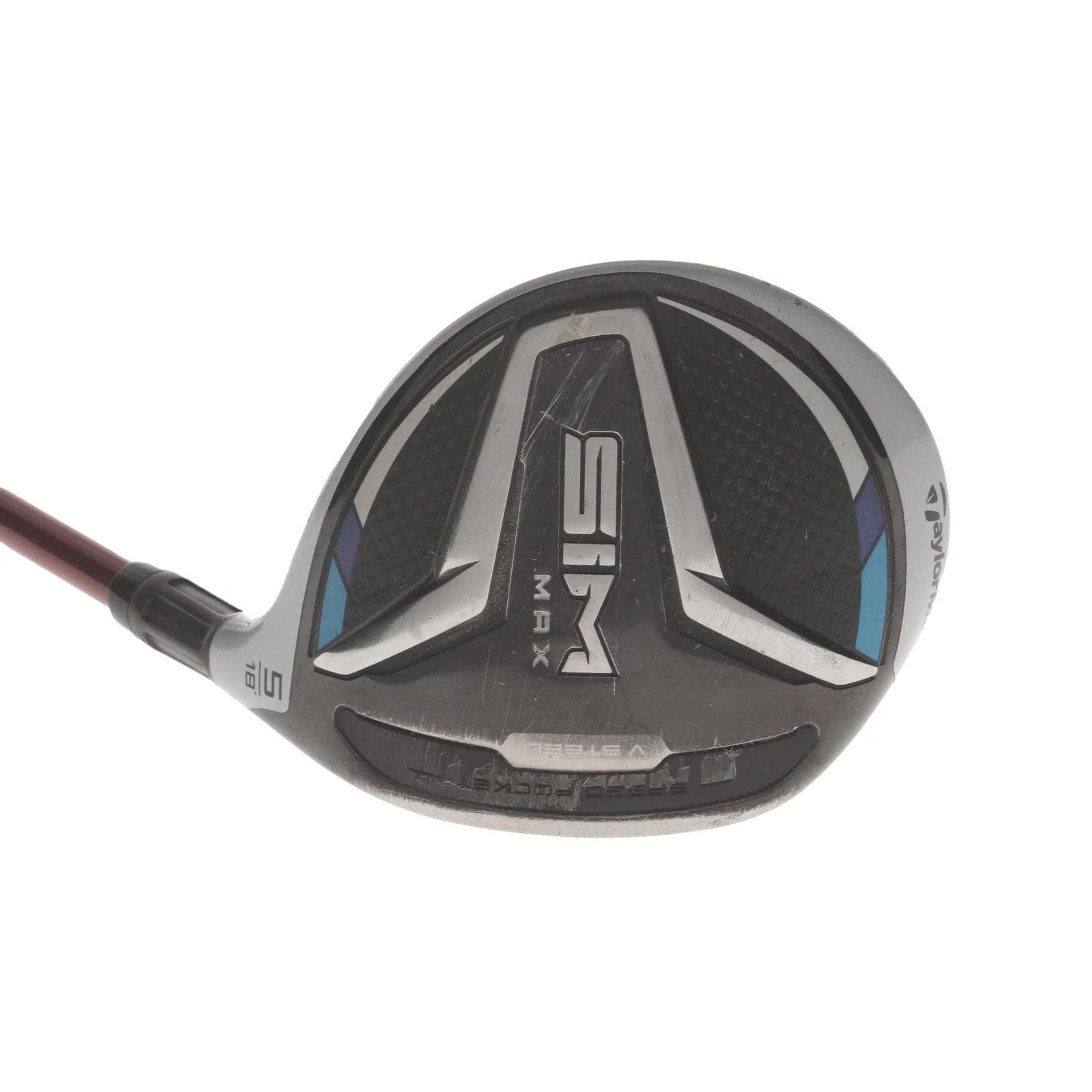 TaylorMade Sim Max Graphite Mens Right Hand Fairway 5 Wood 18* Regular - Fujikura Ventus 5-R