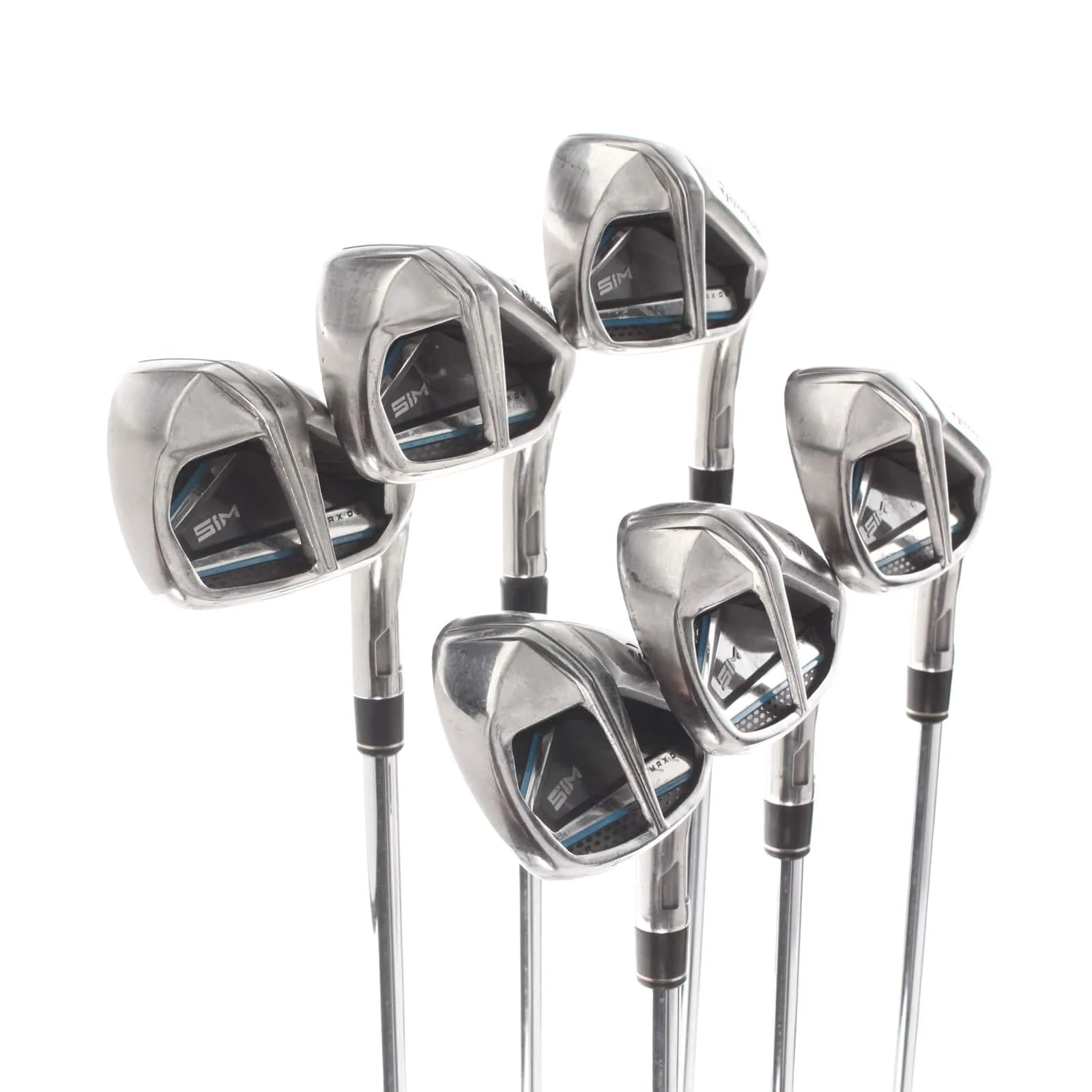 TaylorMade Sim Max OS Steel Mens Right Hand Irons 5-PW Regular - KBS Max 85 - Image 2
