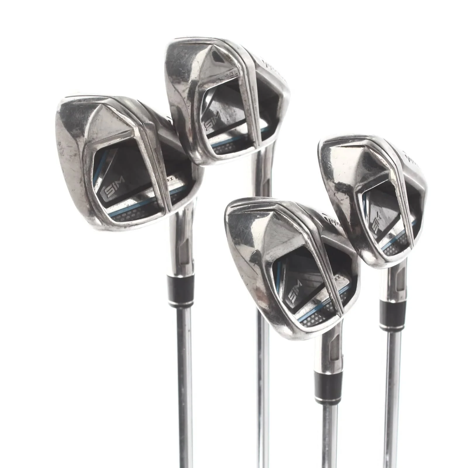 TaylorMade Sim Max OS Steel Mens Right Hand Irons 8-PW Regular - KBS Tour 90 - Image 2