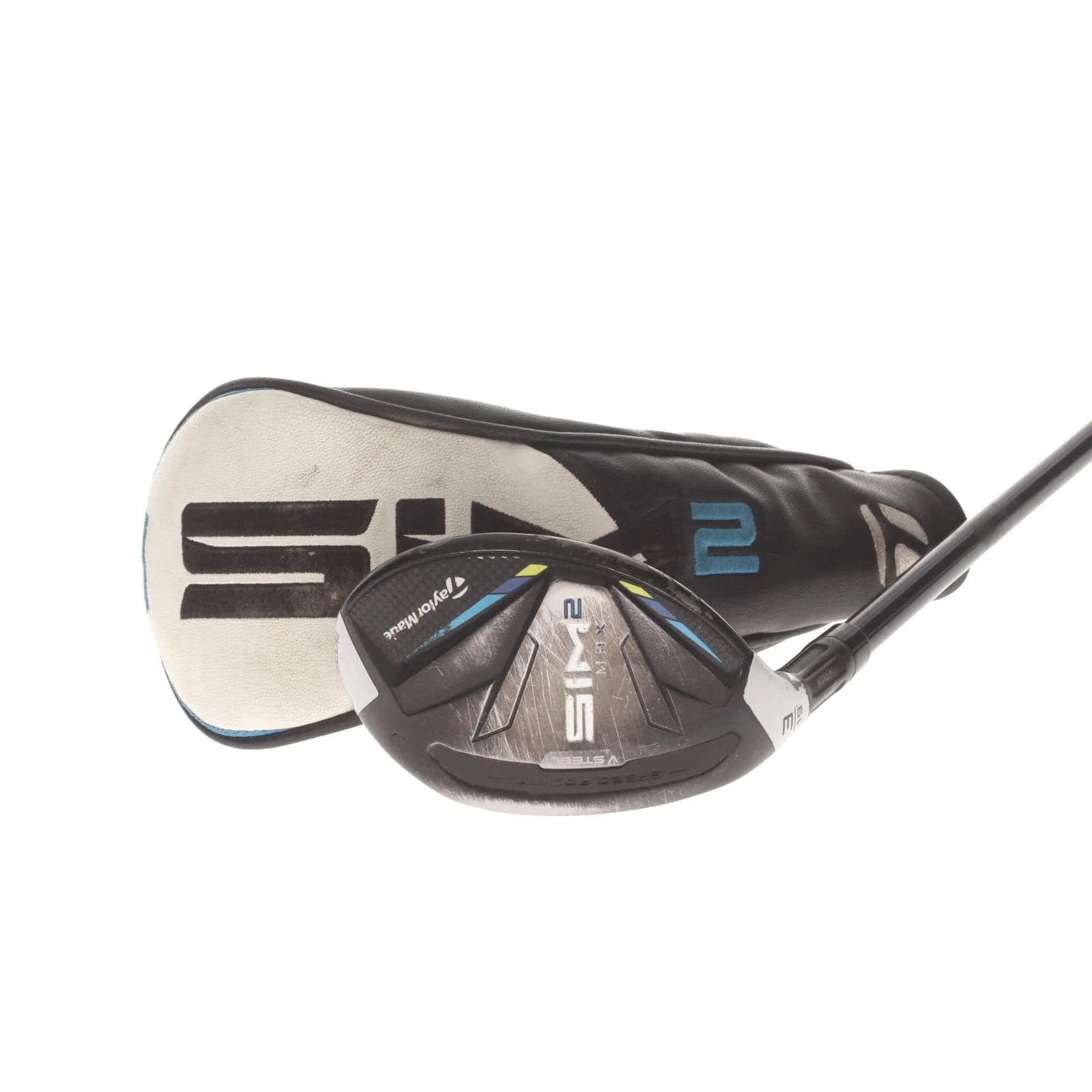 TaylorMade Sim2 Max Graphite Mens Left Hand 3 Hybrid 19* Regular - Fujikura Ventus Blue 6-R