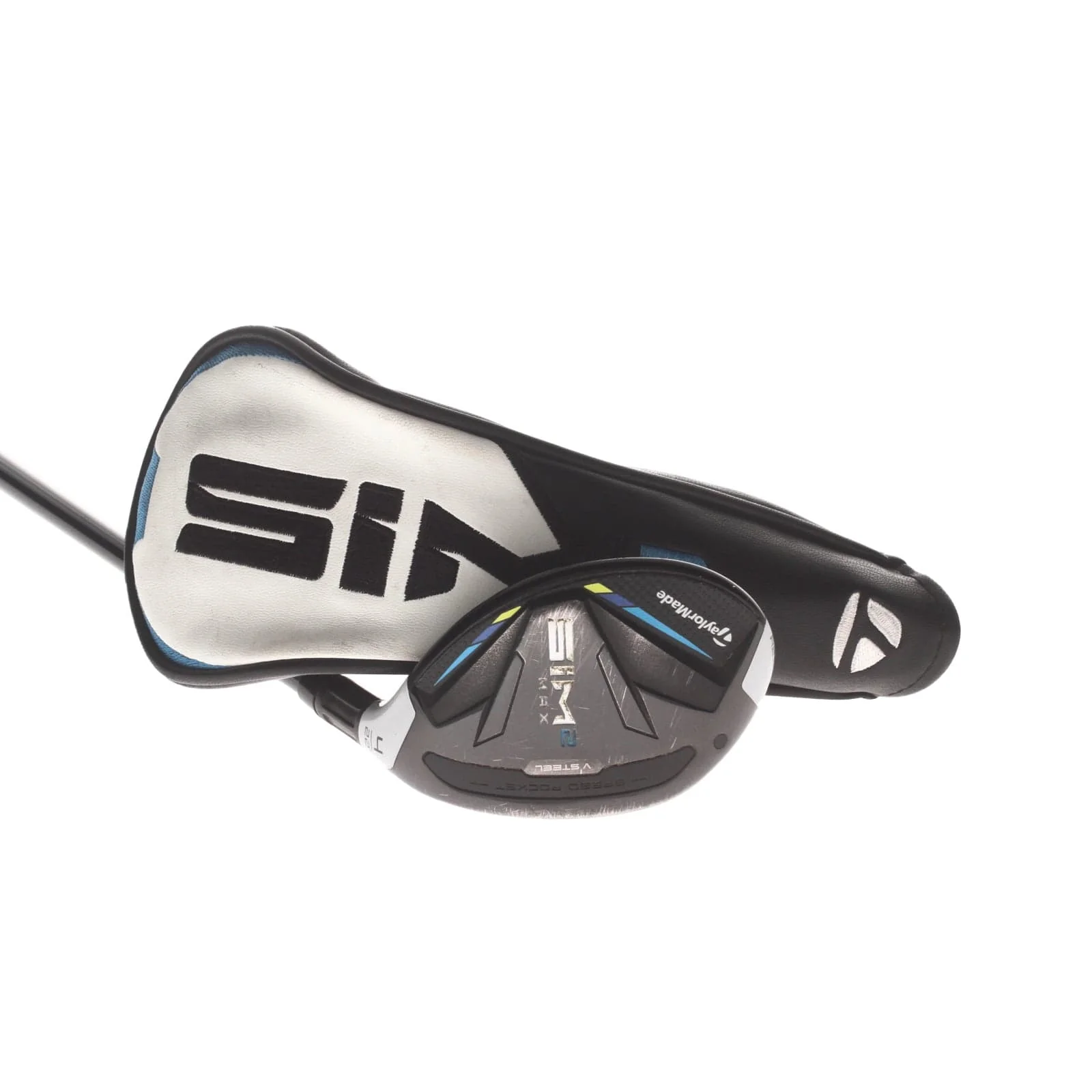 TaylorMade Sim2 Max Graphite Mens Right Hand 4 Hybrid 22* Stiff - Fujikura Ventus 7-S