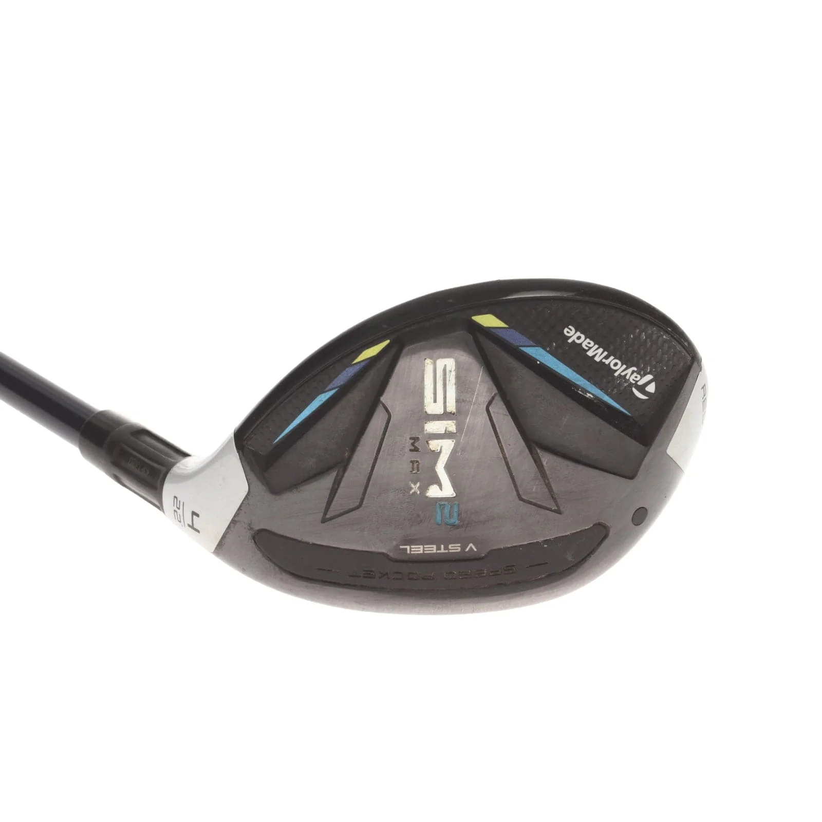 TaylorMade Sim2 Max Graphite Mens Right Hand 4 Hybrid 22* Stiff - Fujikura Ventus Blue 7-S - Image 2