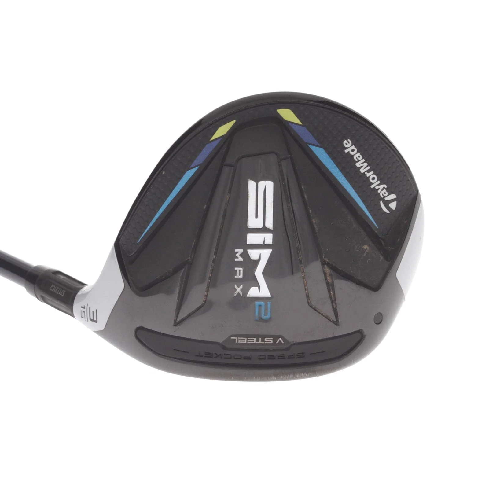 TaylorMade Sim2 Max Graphite Mens Right Hand Fairway 3 Wood 15* Stiff - Fujikura Ventus Blue FW 6-S - Image 2