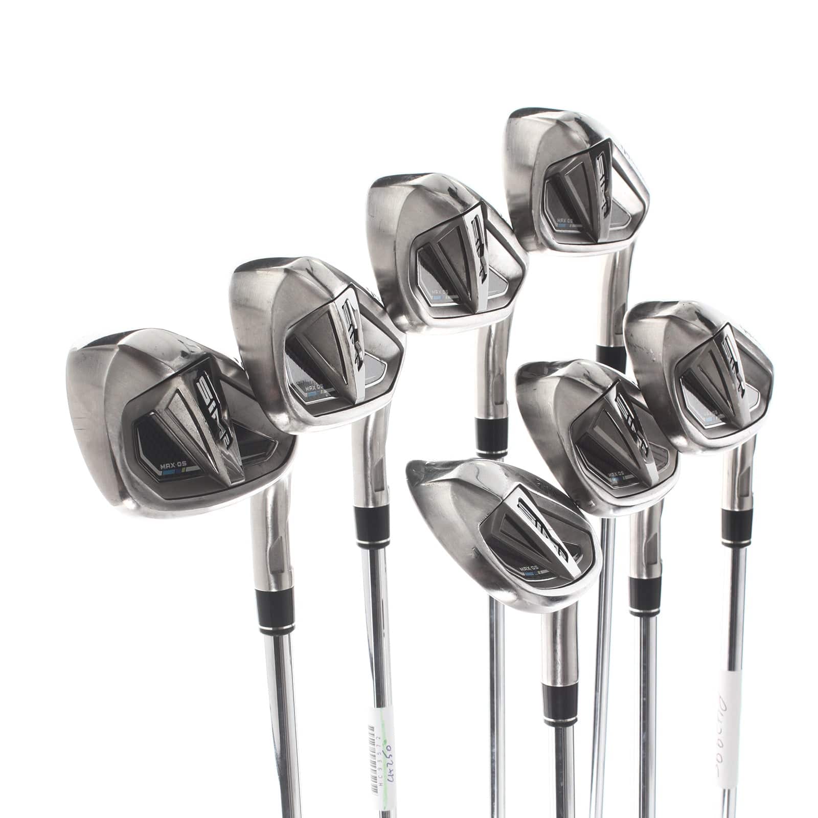 TaylorMade Sim2 Max OS Steel Mens Right Hand Irons 5-SW Regular - KBS Max MT R85 - Image 2