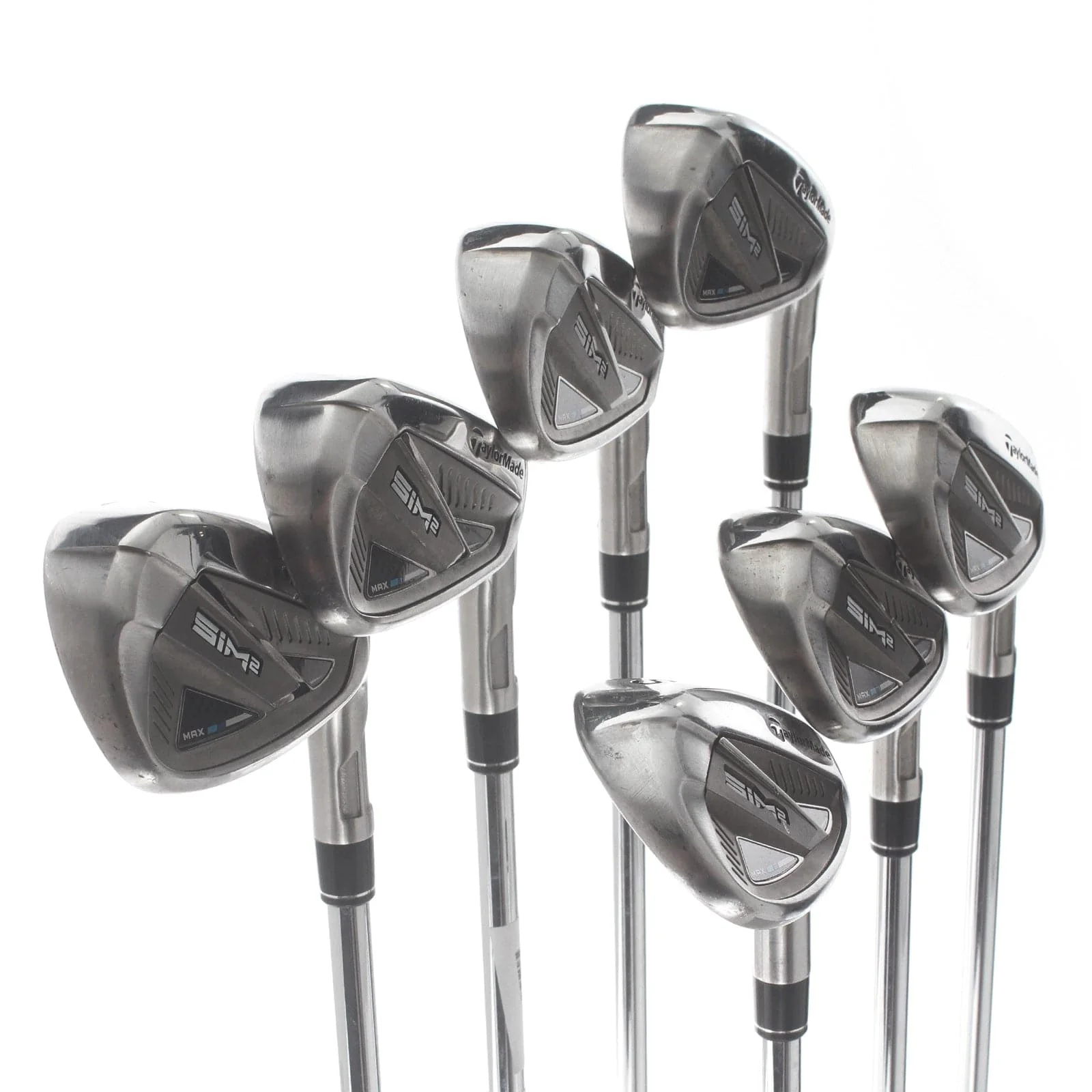 TaylorMade Sim2 Max Steel Mens Right Hand Irons 5-SW Regular - KBS Max MT 85 - Image 2