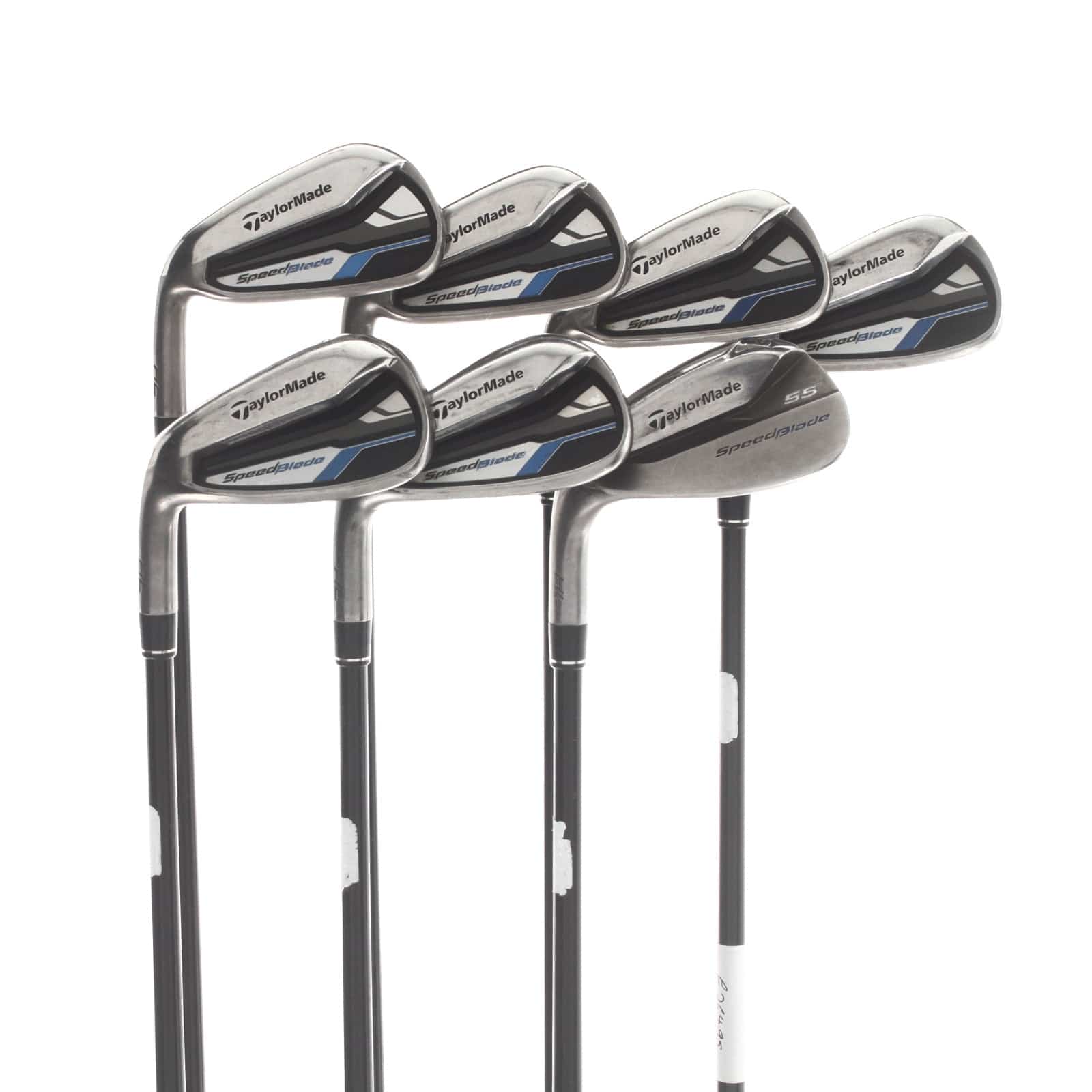 TaylorMade Speedblade HL Graphite Mens Left Hand Irons 5-SW Uniflex - TaylorMade 65g