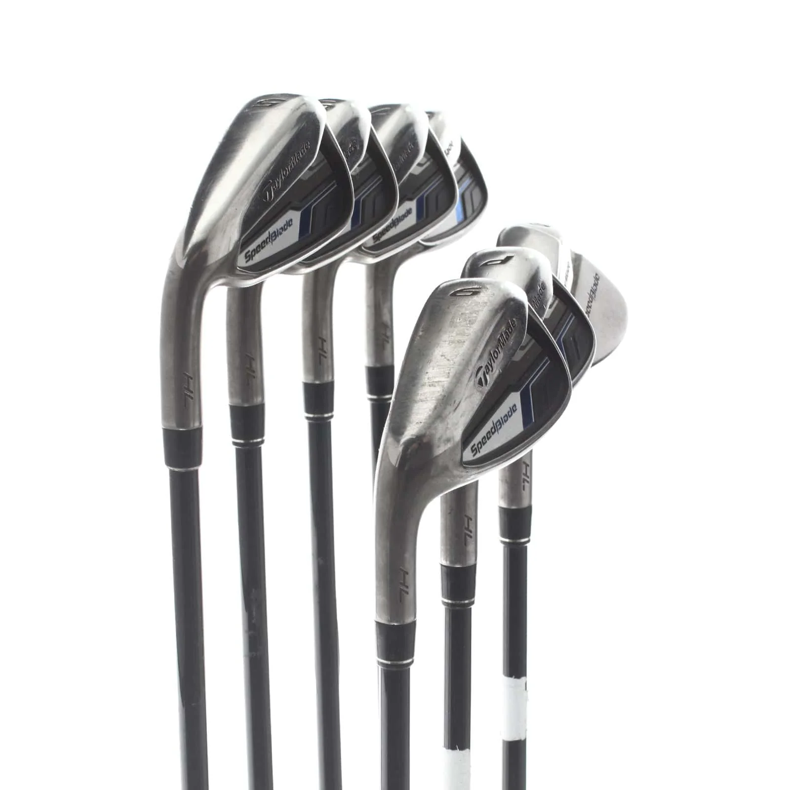 TaylorMade Speedblade HL Graphite Mens Left Hand Irons 5-SW Uniflex - TaylorMade 65g - Image 2