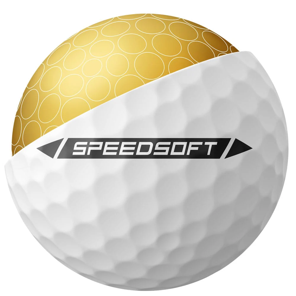 TaylorMade SpeedSoft 15 Ball Promo Pack - White - Image 4
