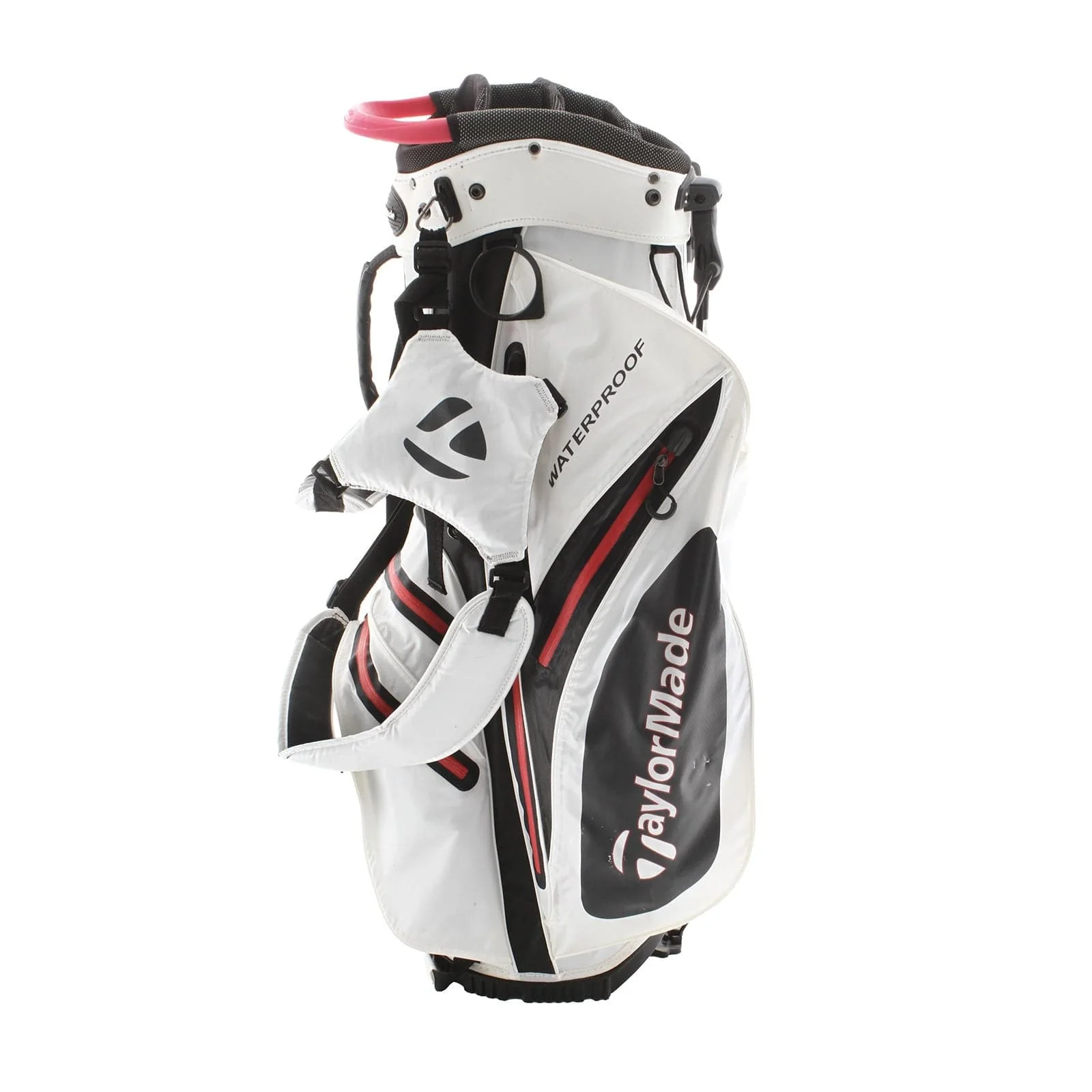 TaylorMade Stand Bag - White/Grey/Red - Image 2